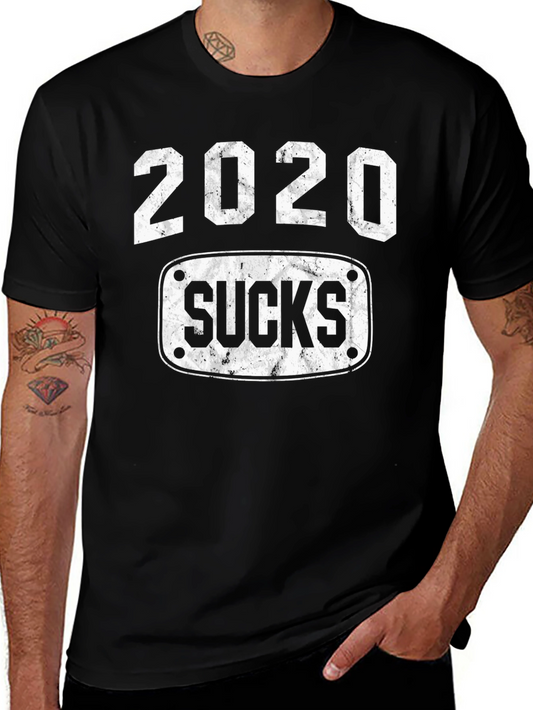 2020 Sucks Graphic T-Shirt - Unisex Black Tee