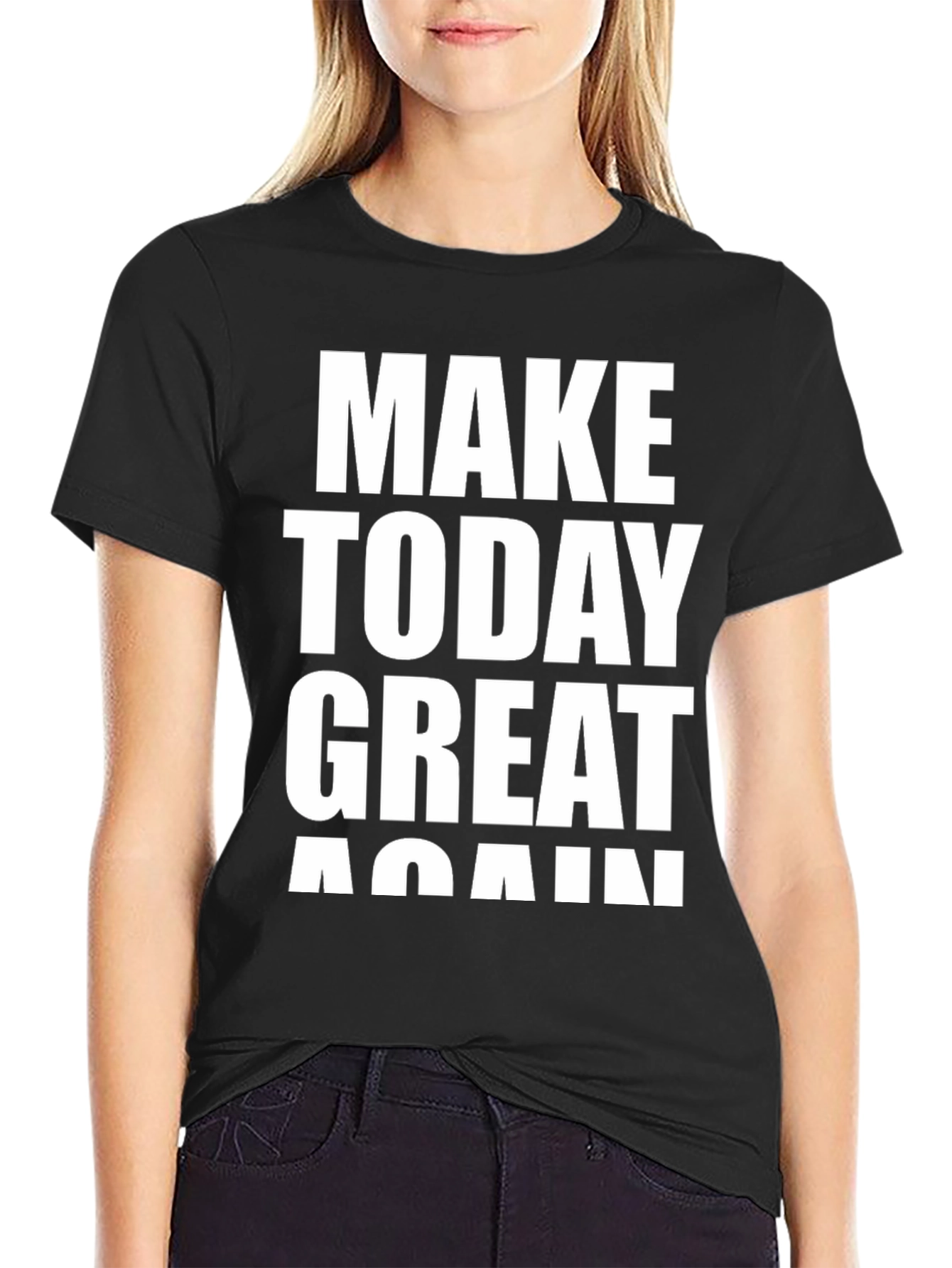Make Today Great Again Graphic Tee - Black