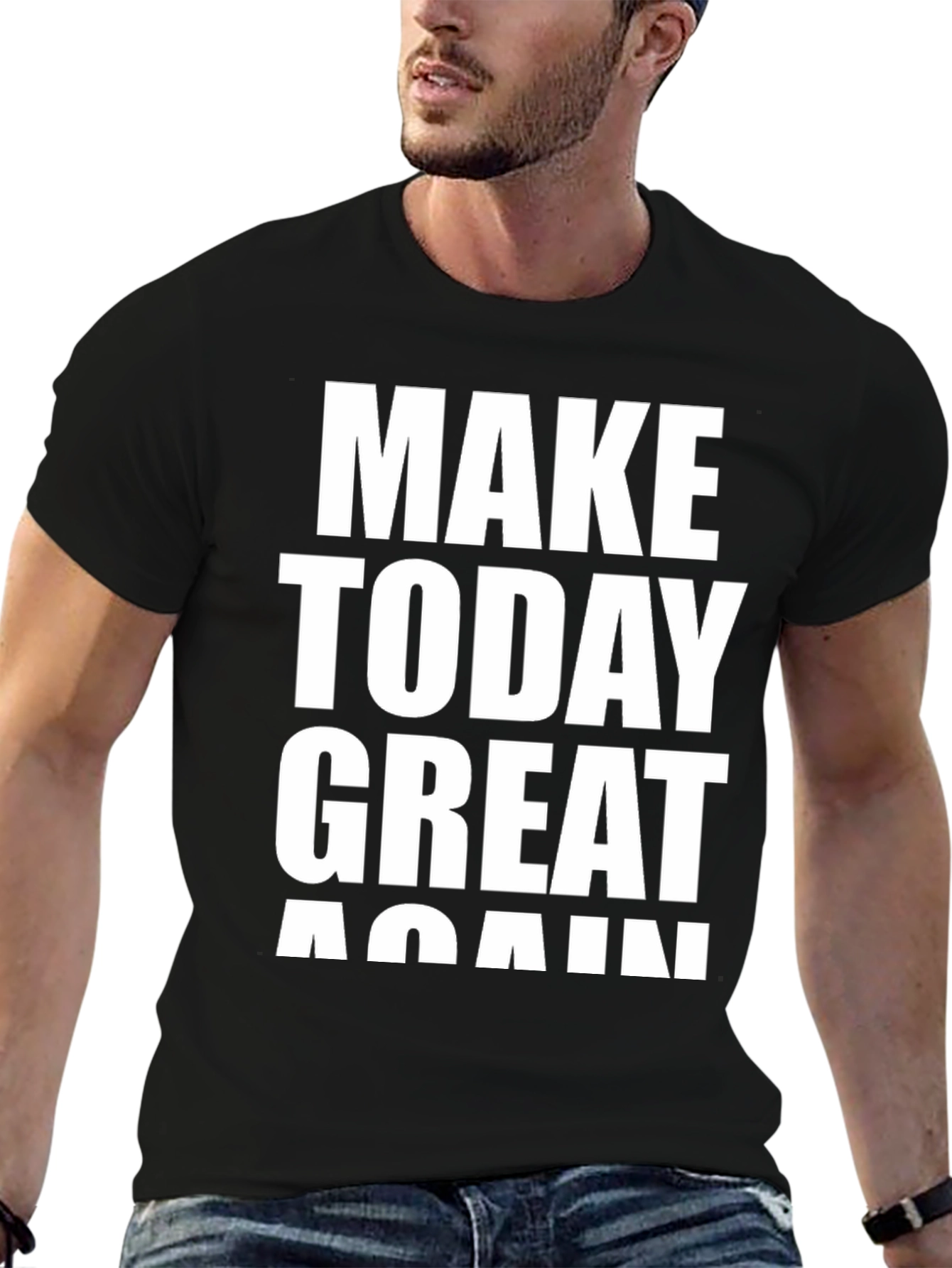 Make Today Great Again Graphic Tee - Black