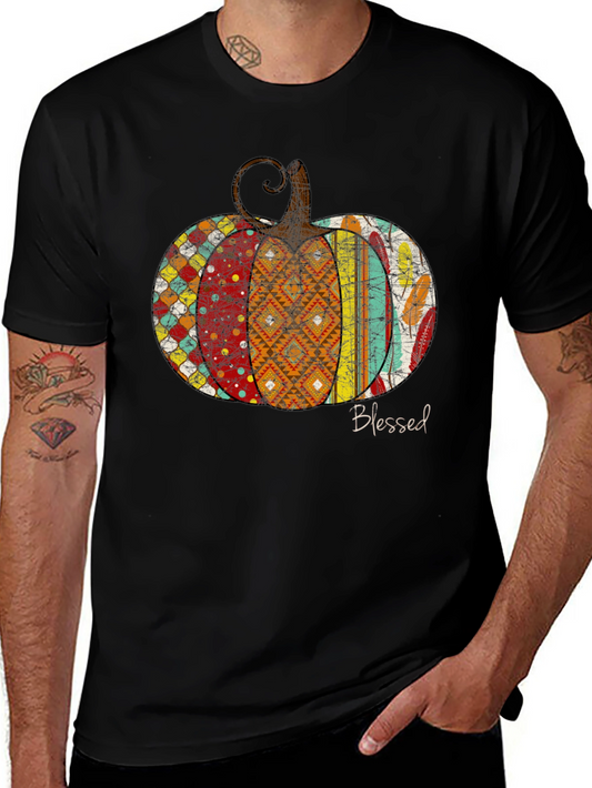Blessed Pumpkin Graphic Tee - Unisex Fall Apparel