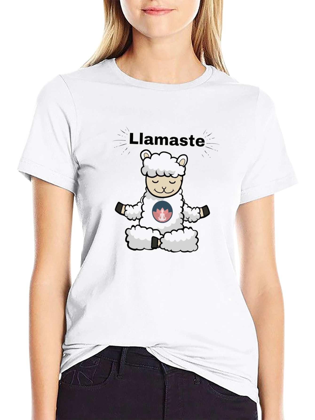 Llamaste Meditation T-Shirt - Soft Cotton Tee