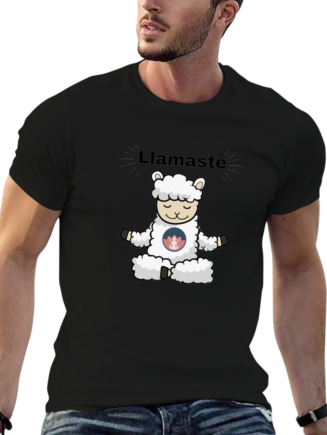 Llamaste Meditation T-Shirt - Soft Cotton Tee
