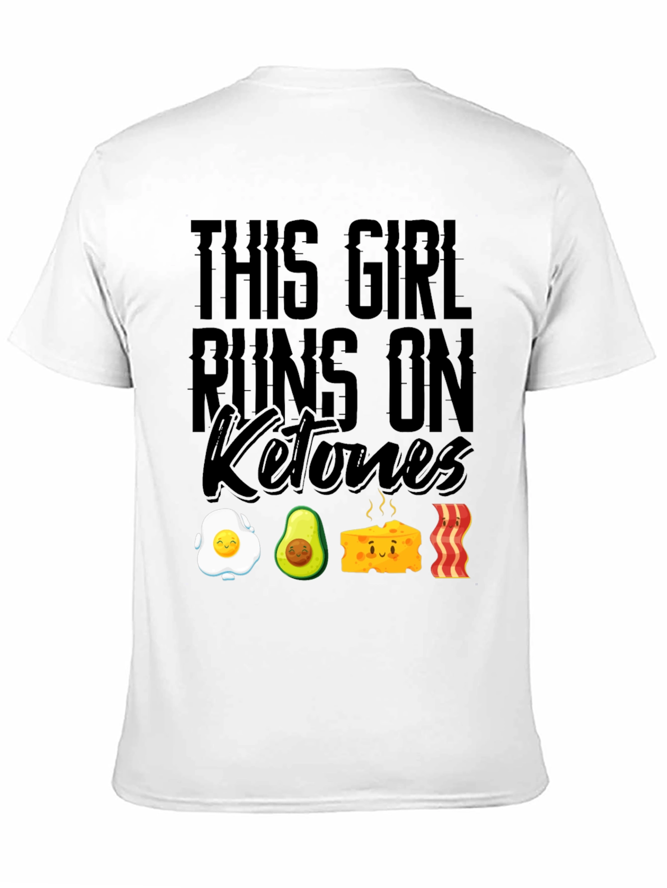 Keto Diet T-Shirt - This Girl Runs On Ketones