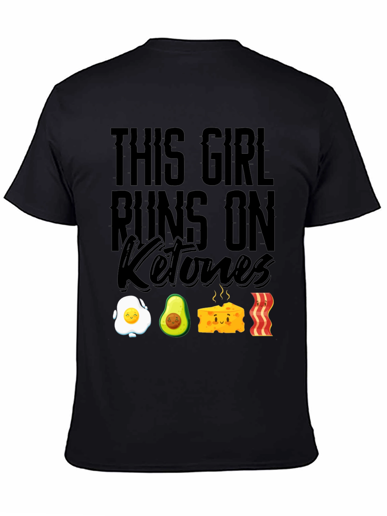 Keto Diet T-Shirt - This Girl Runs On Ketones
