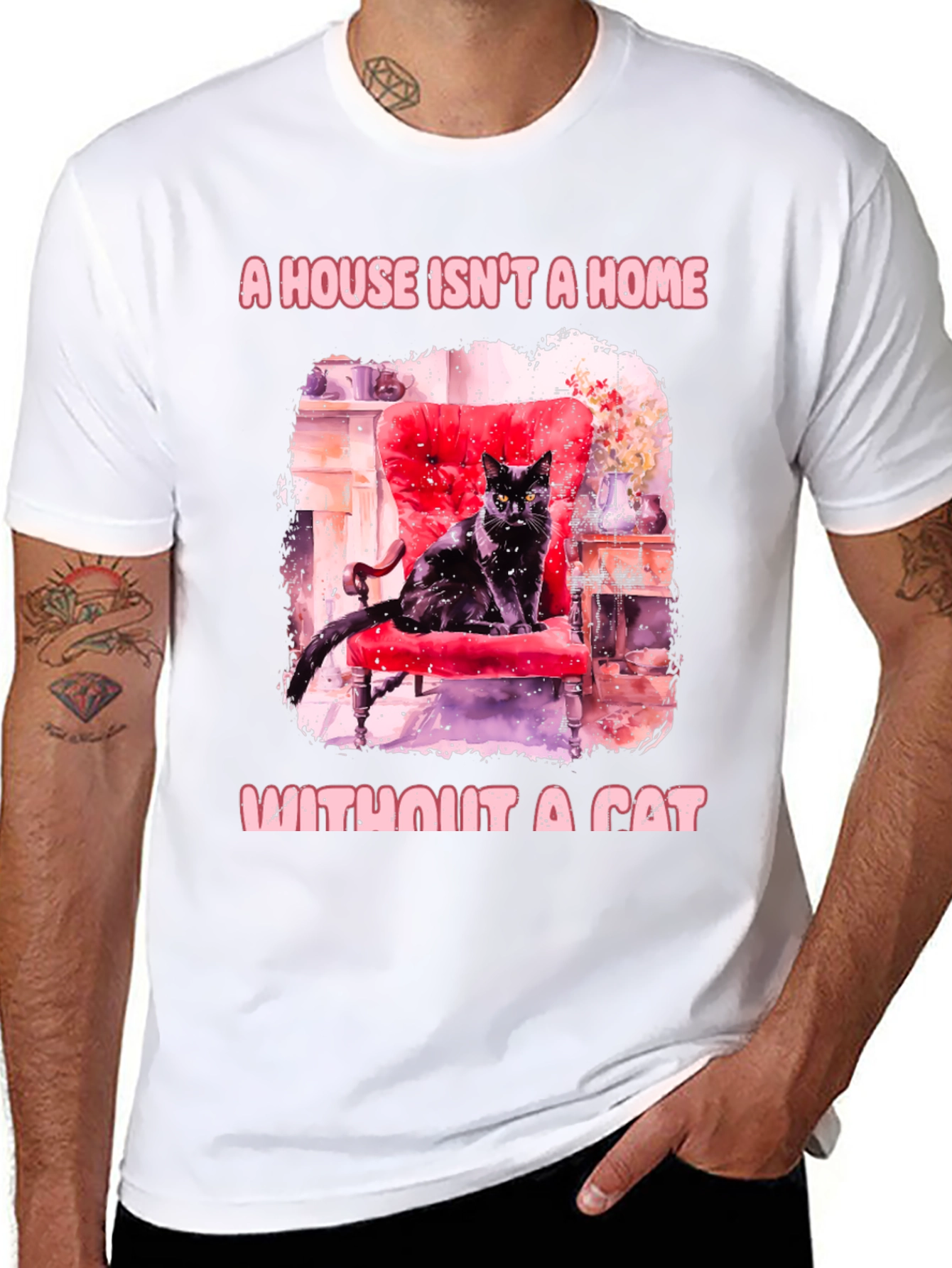 Cat Lover T-Shirt: A House Isnt a Home