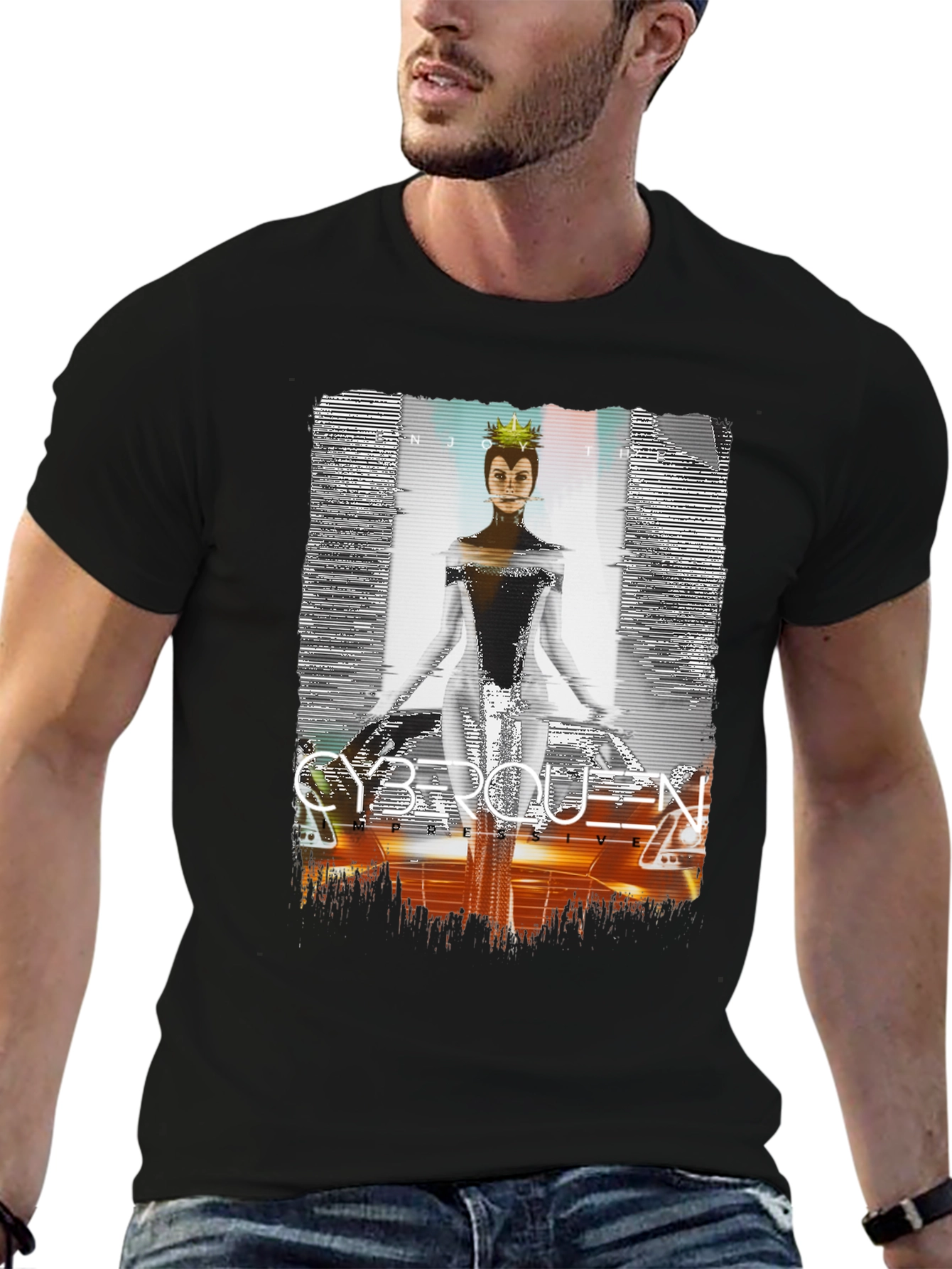 Cyberqueen Graphic T-Shirt - Modern Streetwear