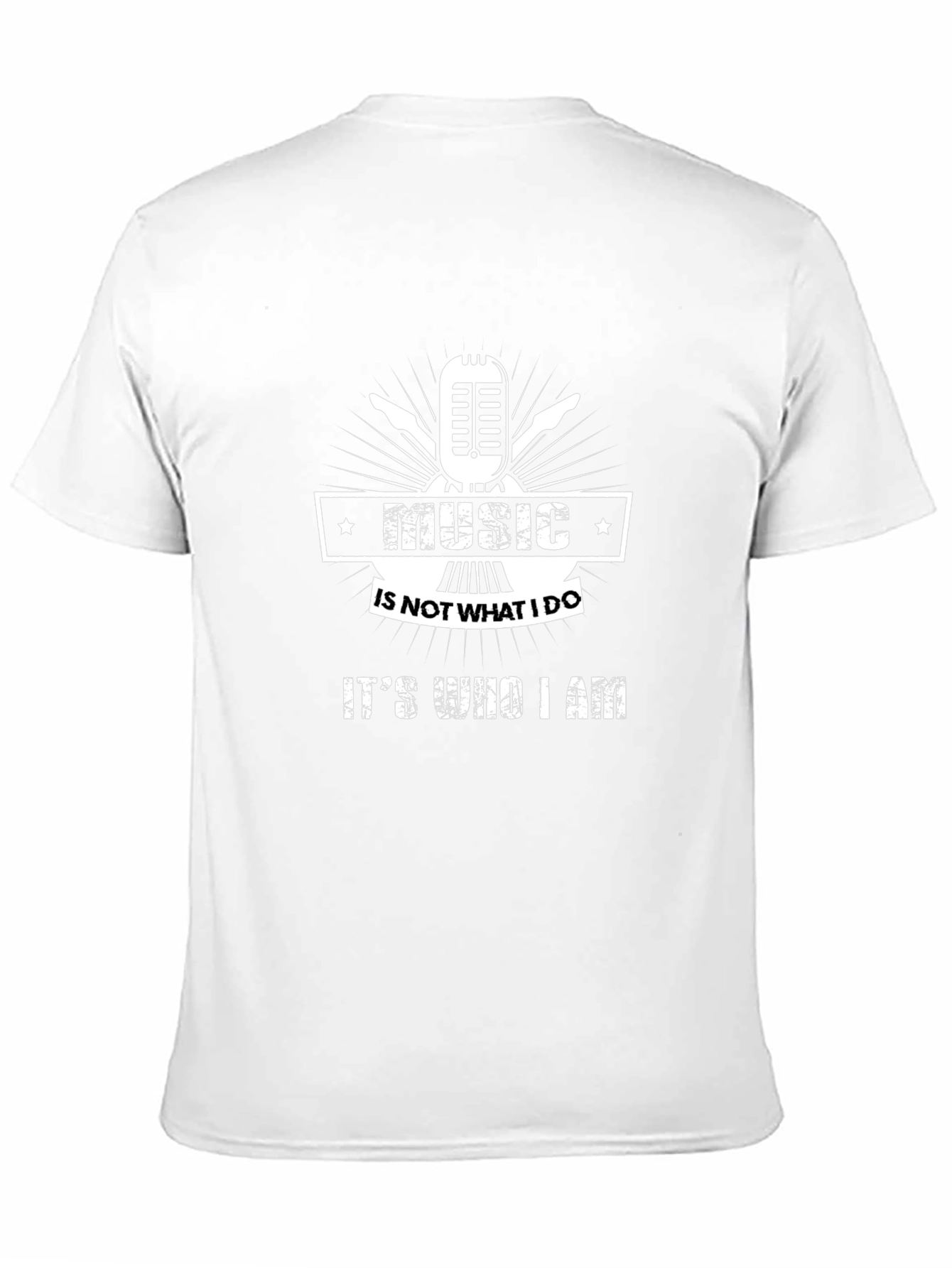 Music Is Who I Am Graphic T-Shirt