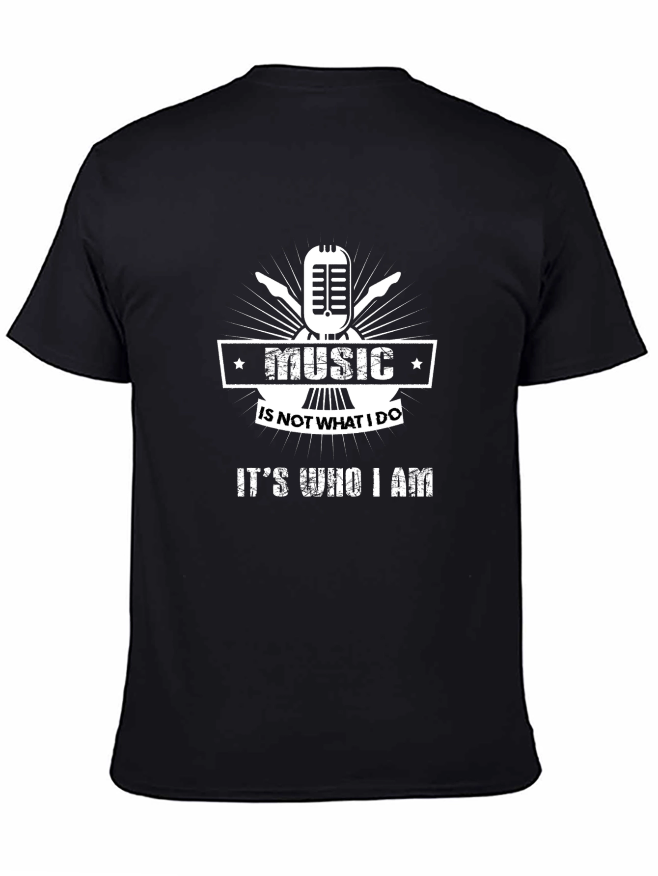 Music Is Who I Am Graphic T-Shirt