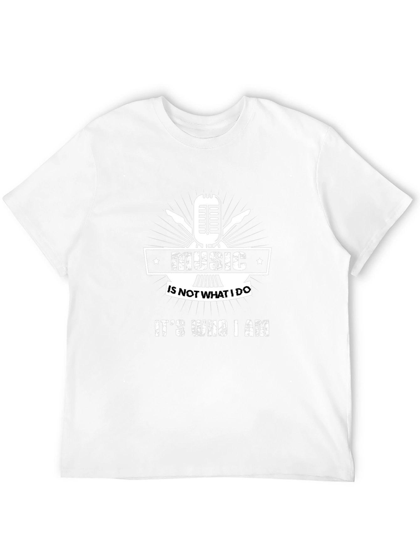 Music Is Who I Am Graphic T-Shirt