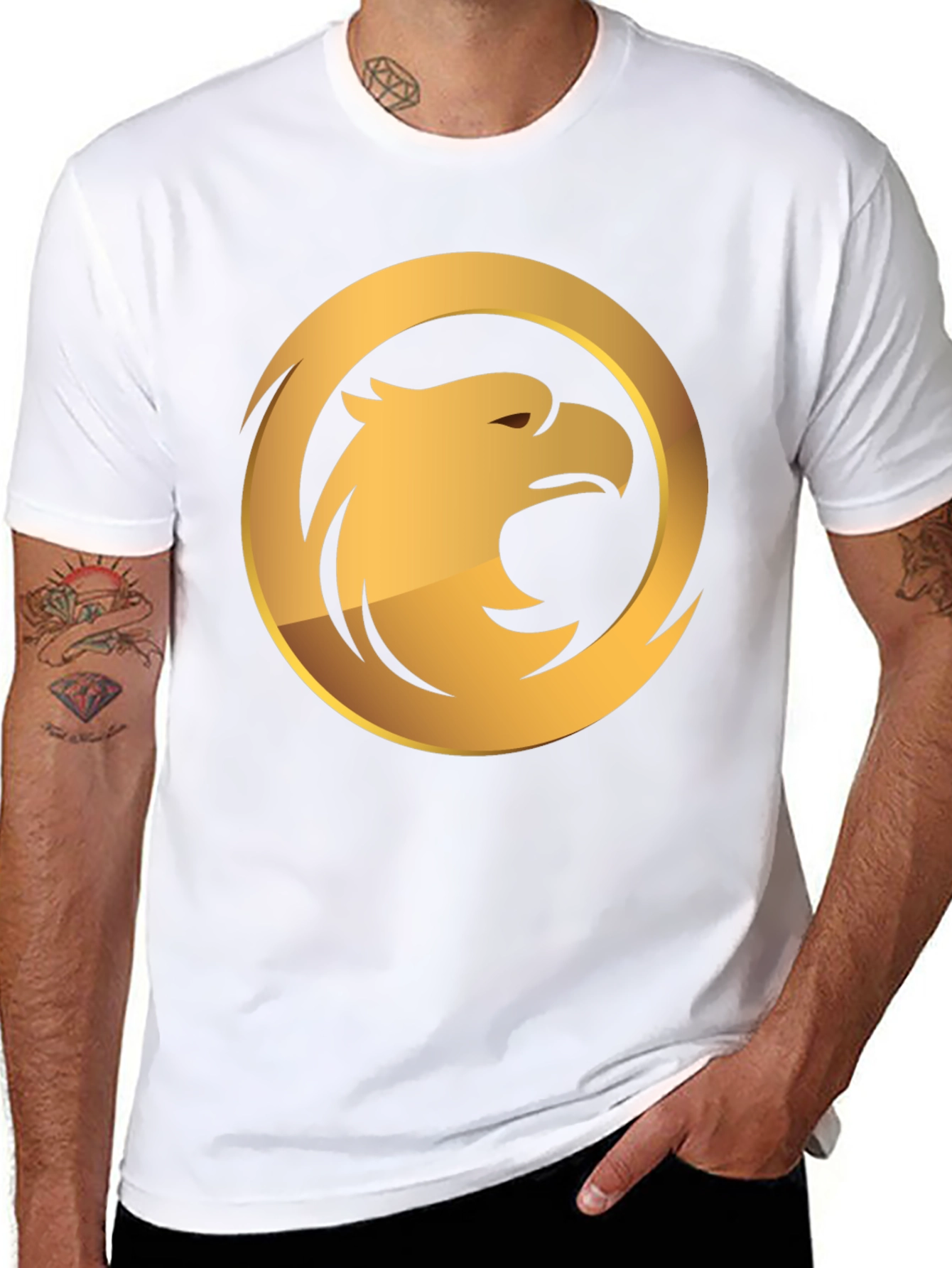 Eagle Emblem Black T-Shirt
