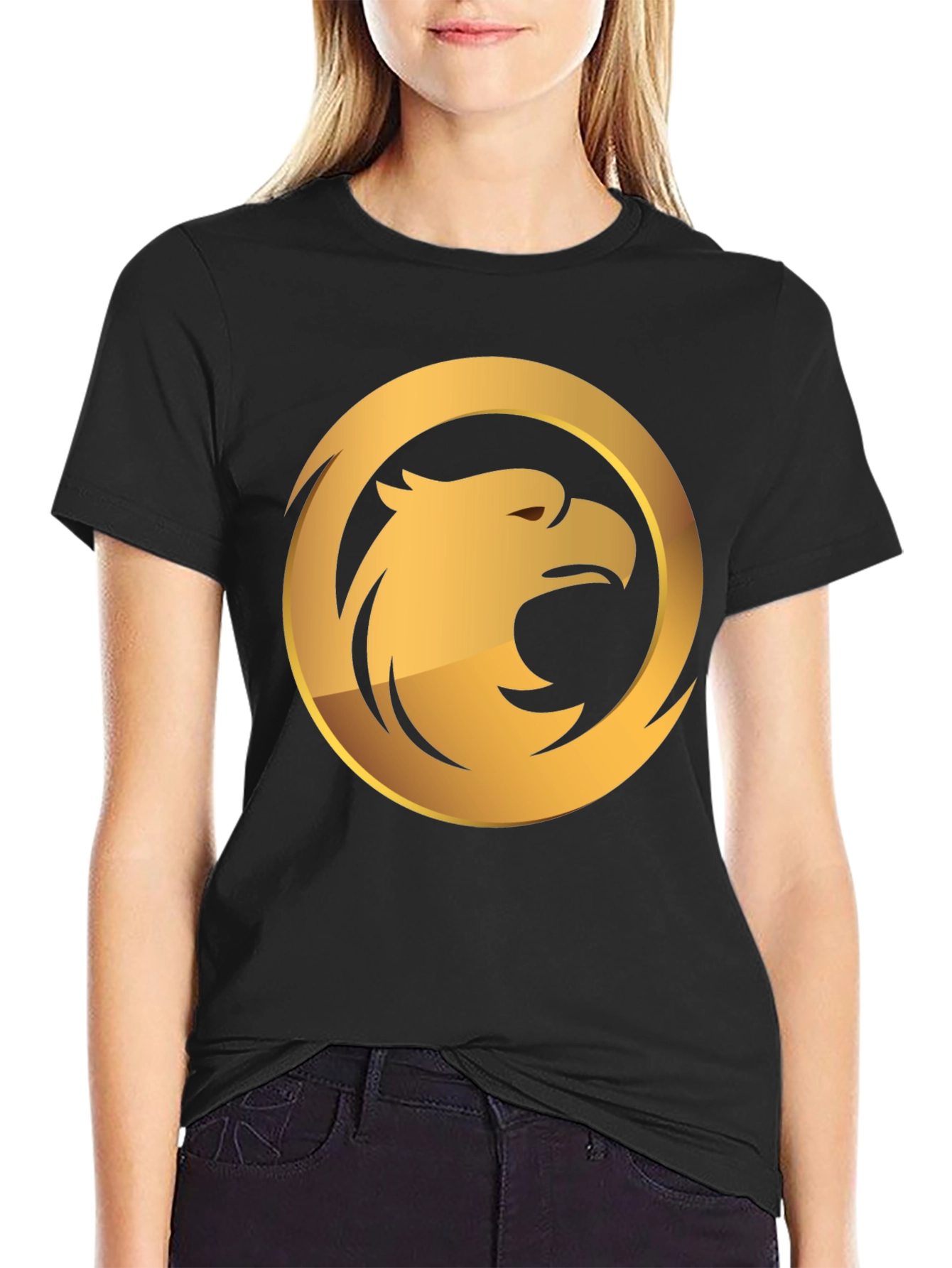 Eagle Emblem Black T-Shirt