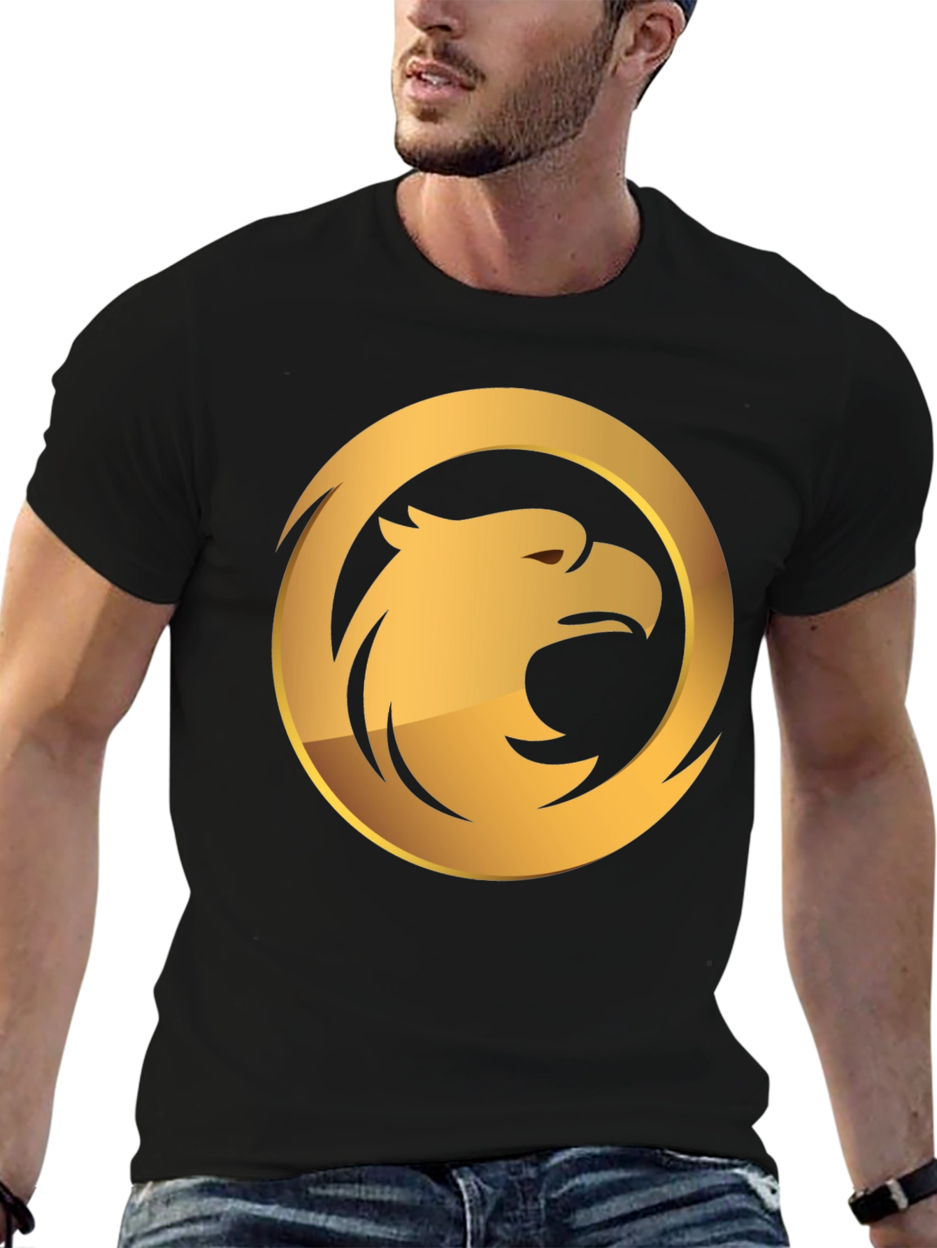 Eagle Emblem Black T-Shirt