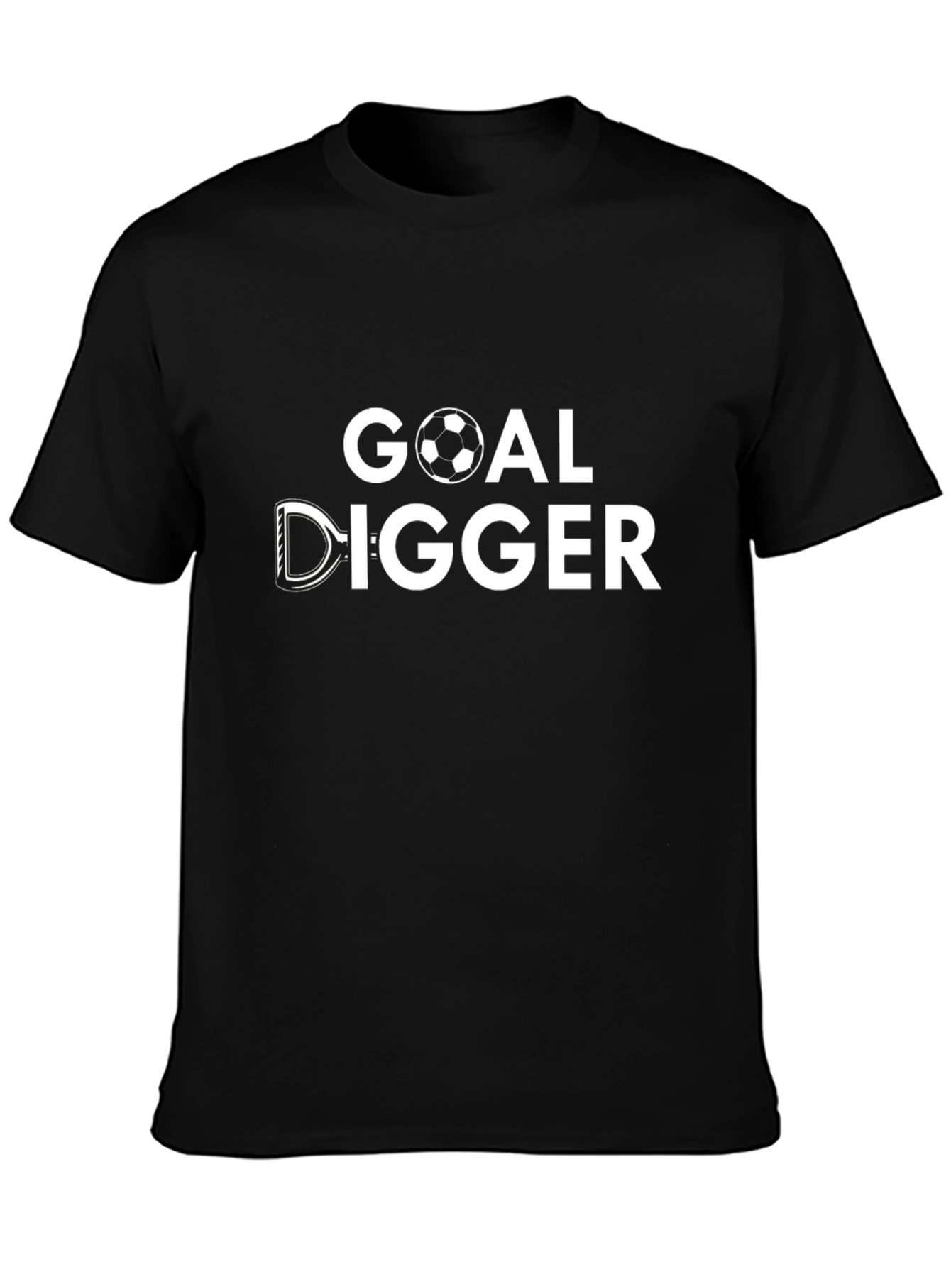 Goal Digger Funny Soccer Graphic T-Shirt