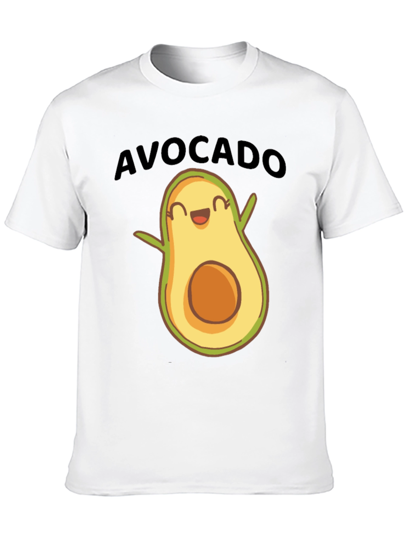 Cute Avocado T-Shirt - Whimsical Fruit Tee