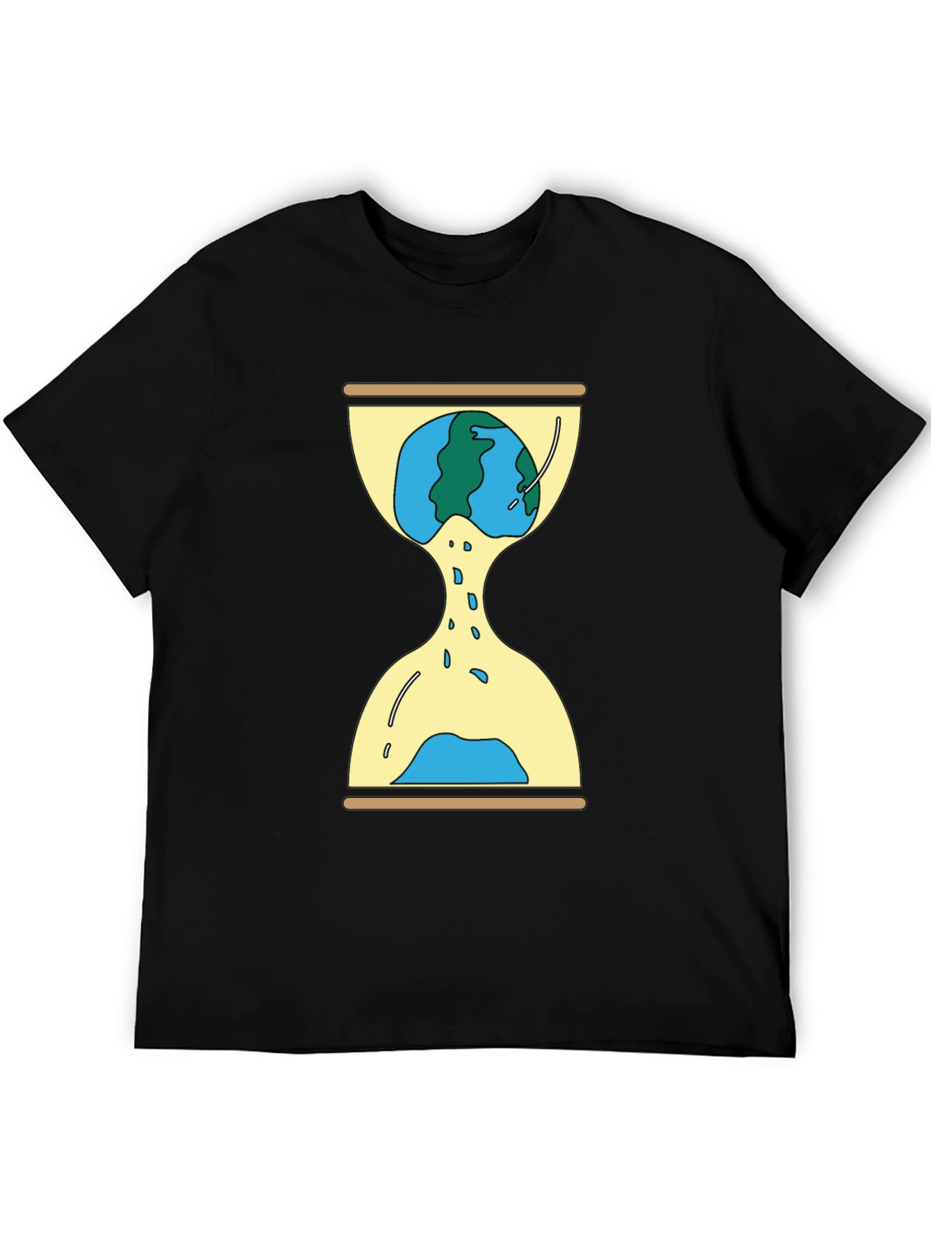 Earth Hourglass Graphic Tee - Time is Running Out!