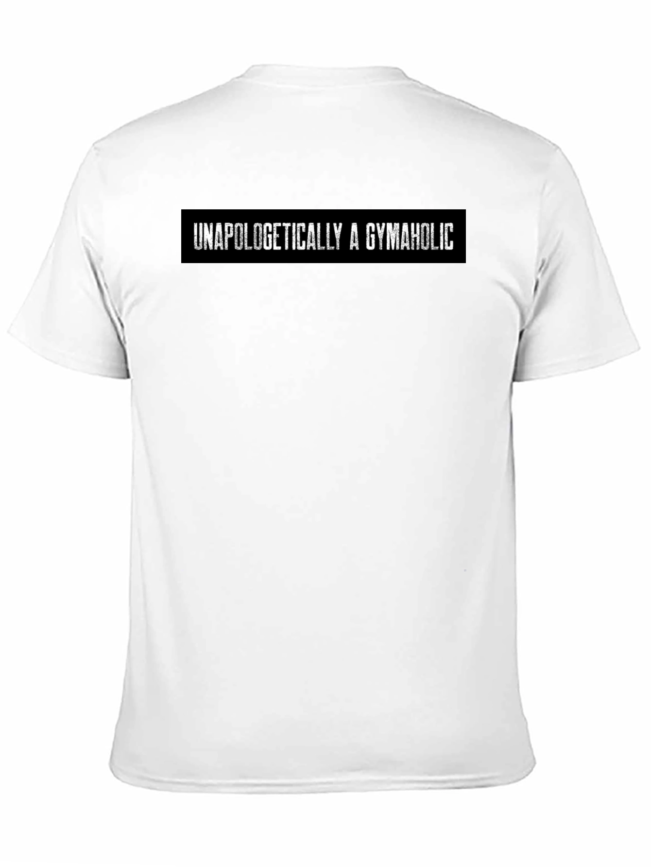 Unapologetically A Gymaholic Graphic Tee - Black
