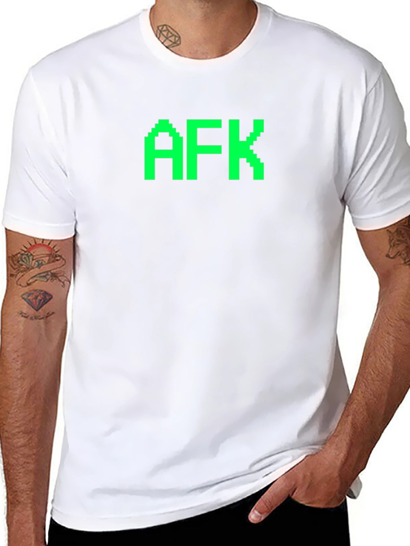 AFK Pixel Art Graphic Tee - Away From Keyboard
