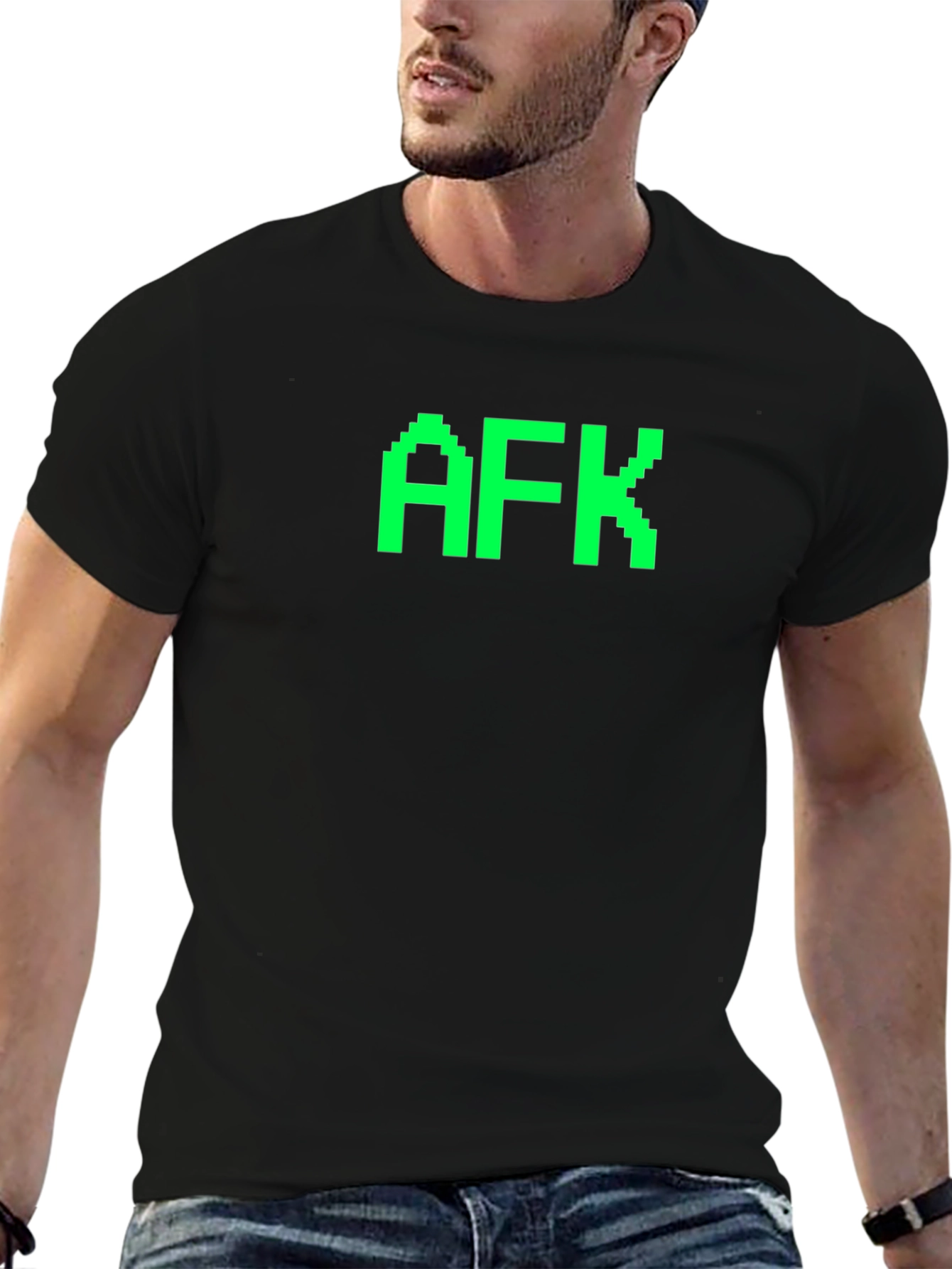 AFK Pixel Art Graphic Tee - Away From Keyboard