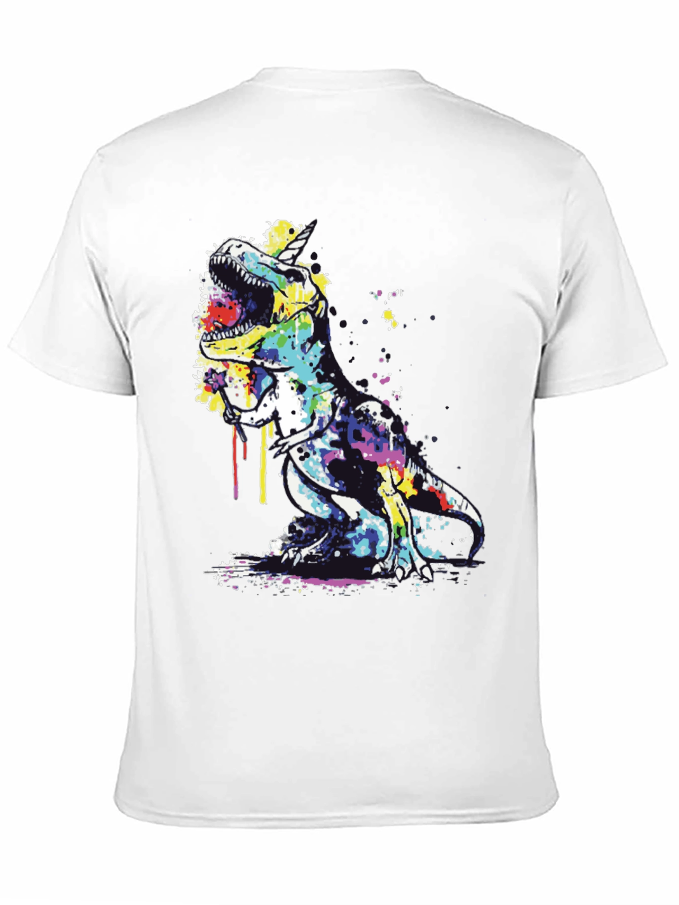 Colorful Dino T-Rex T-Shirt