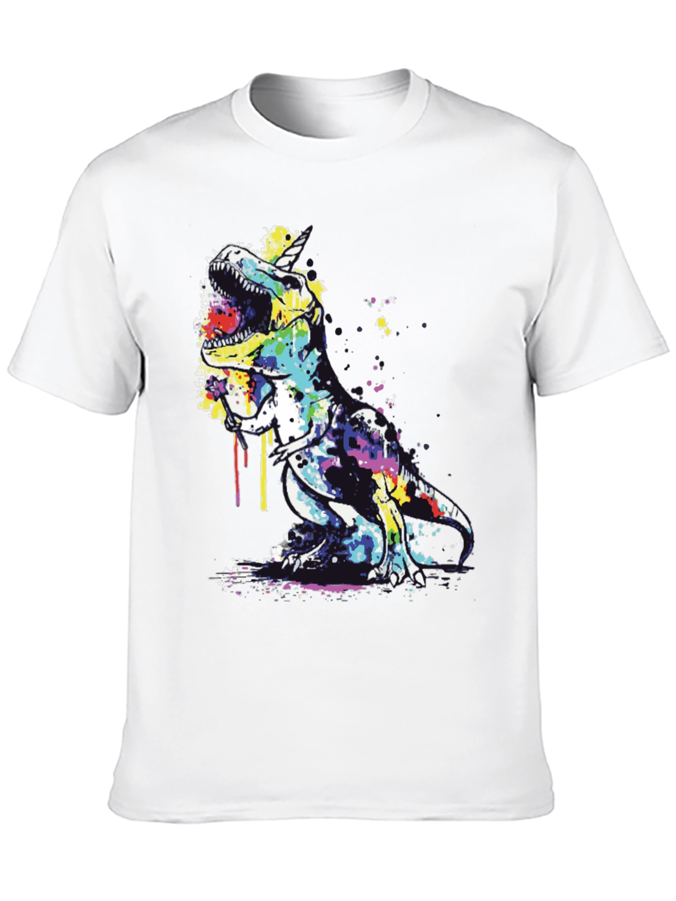 Colorful Dino T-Rex T-Shirt