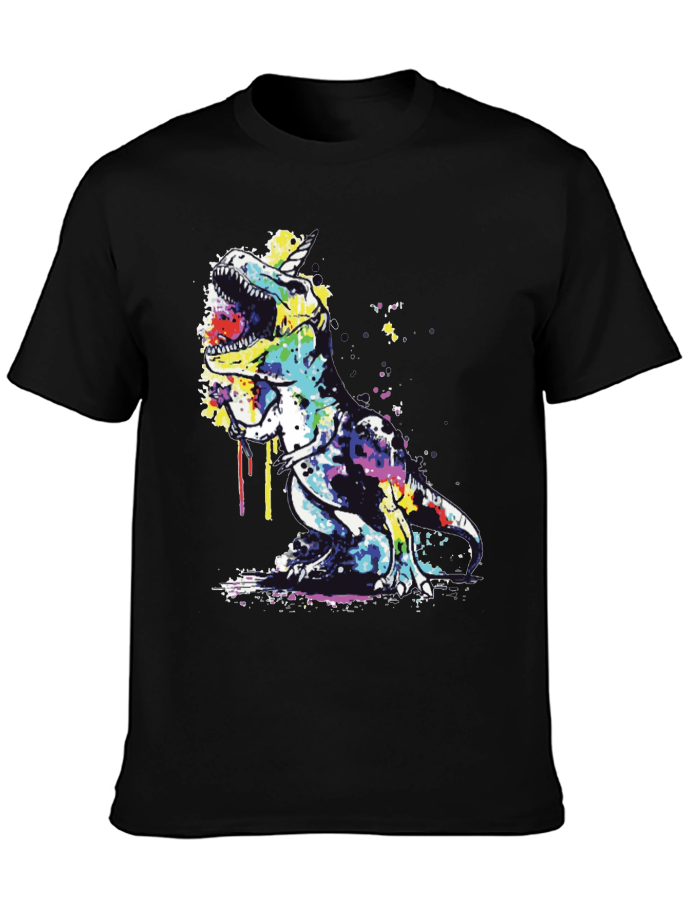 Colorful Dino T-Rex T-Shirt