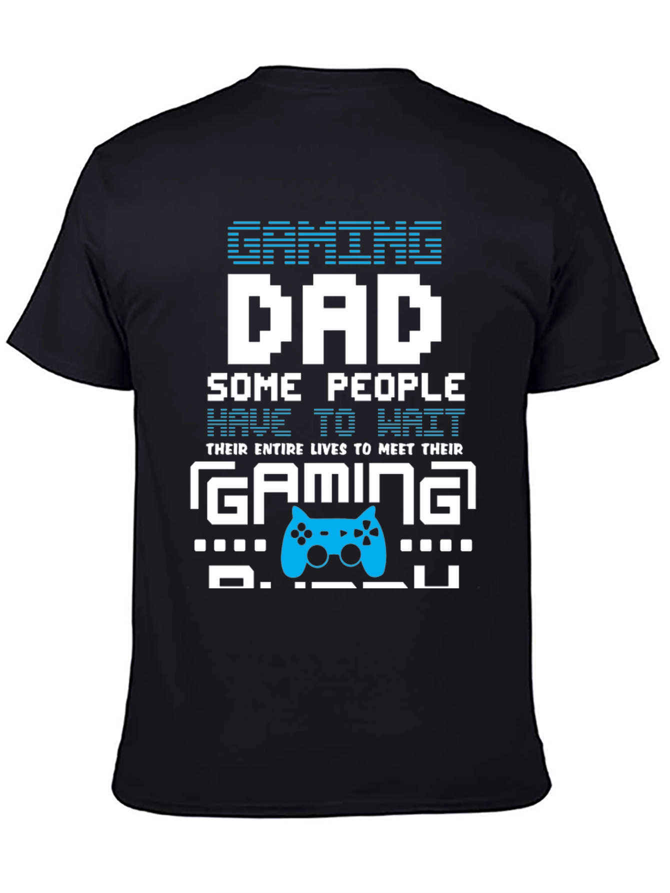 Gaming Dad Graphic Tee - Black