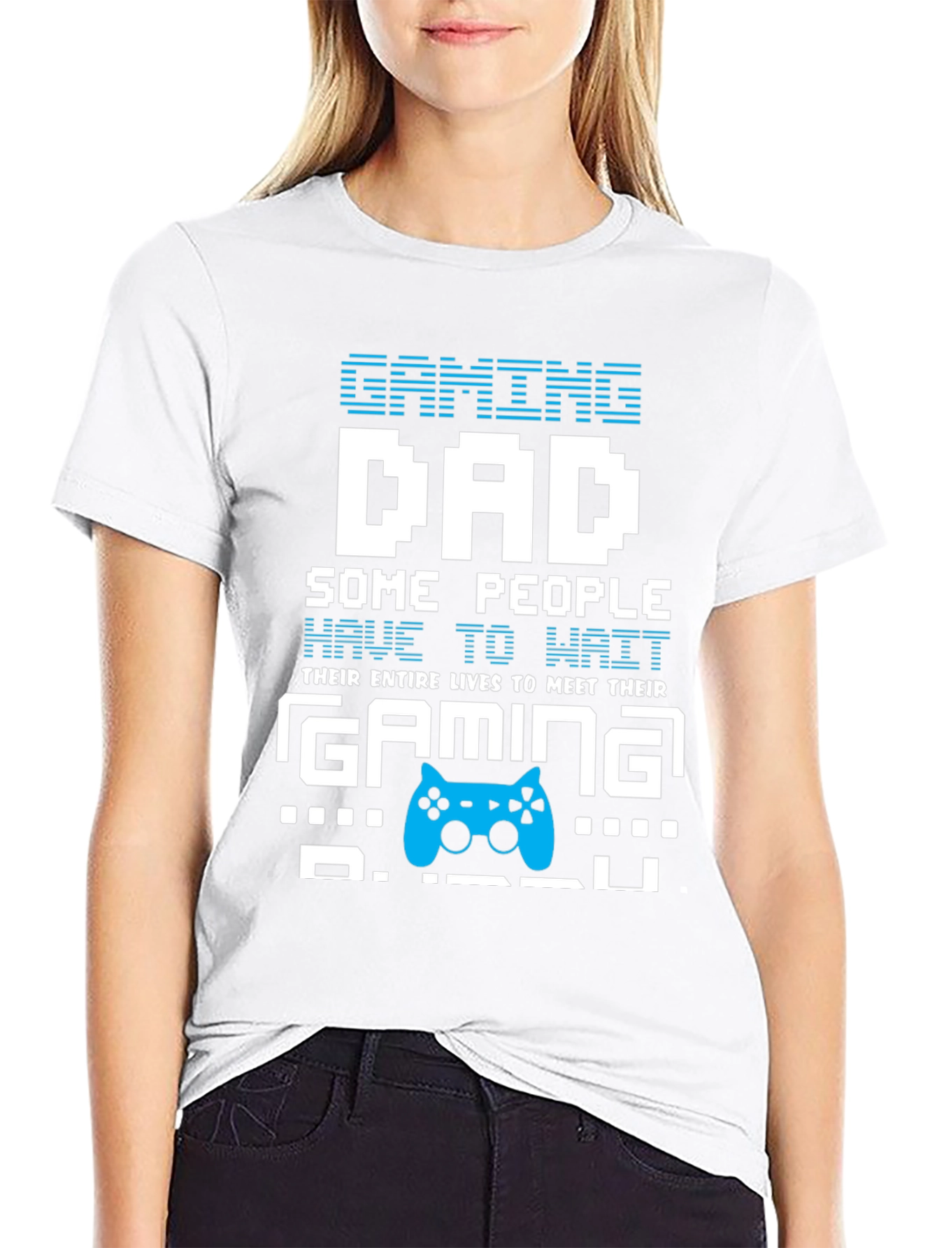 Gaming Dad Graphic Tee - Black