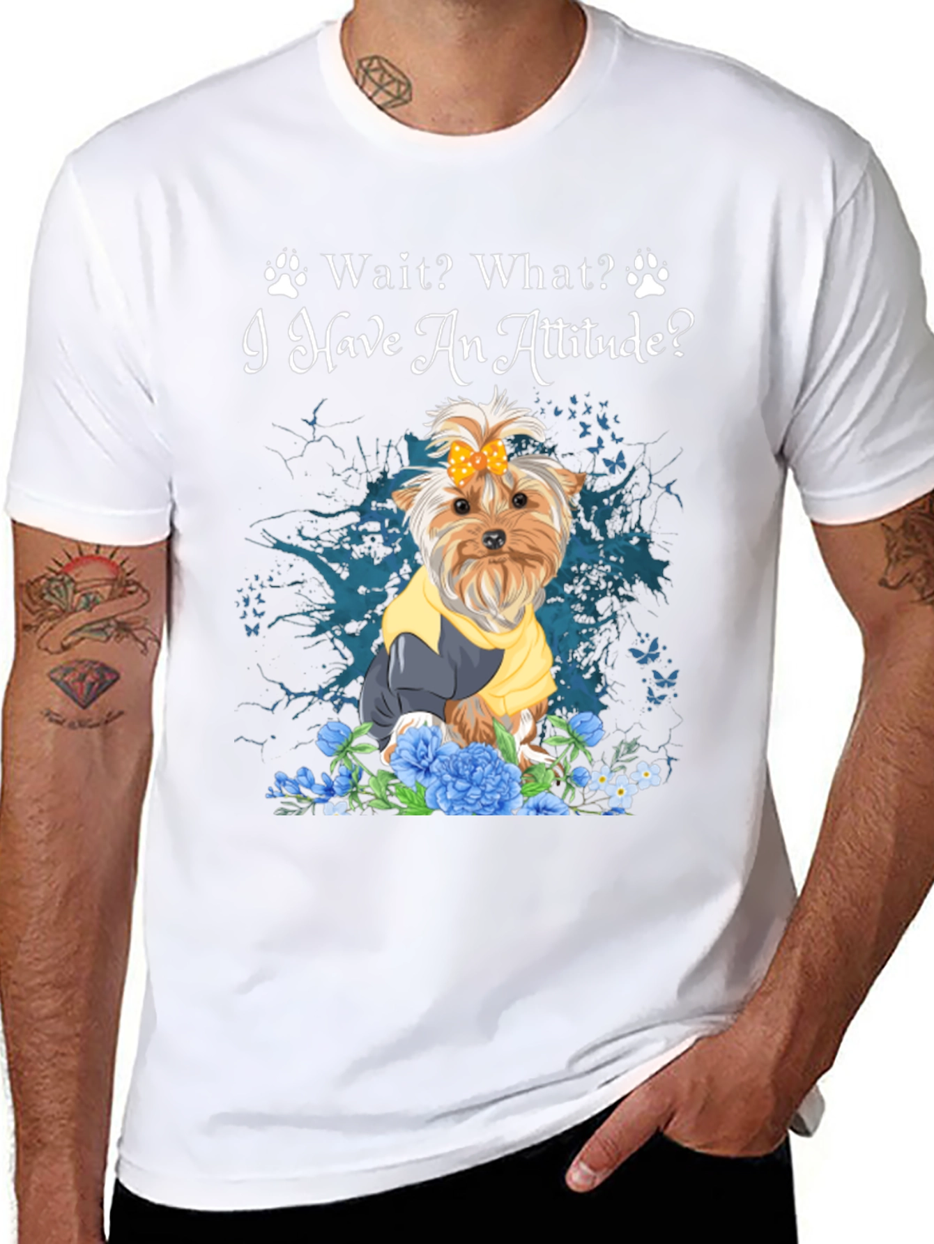 Attitude Dog T-Shirt: Wait What?