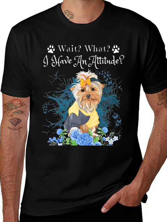 Attitude Dog T-Shirt: Wait What?