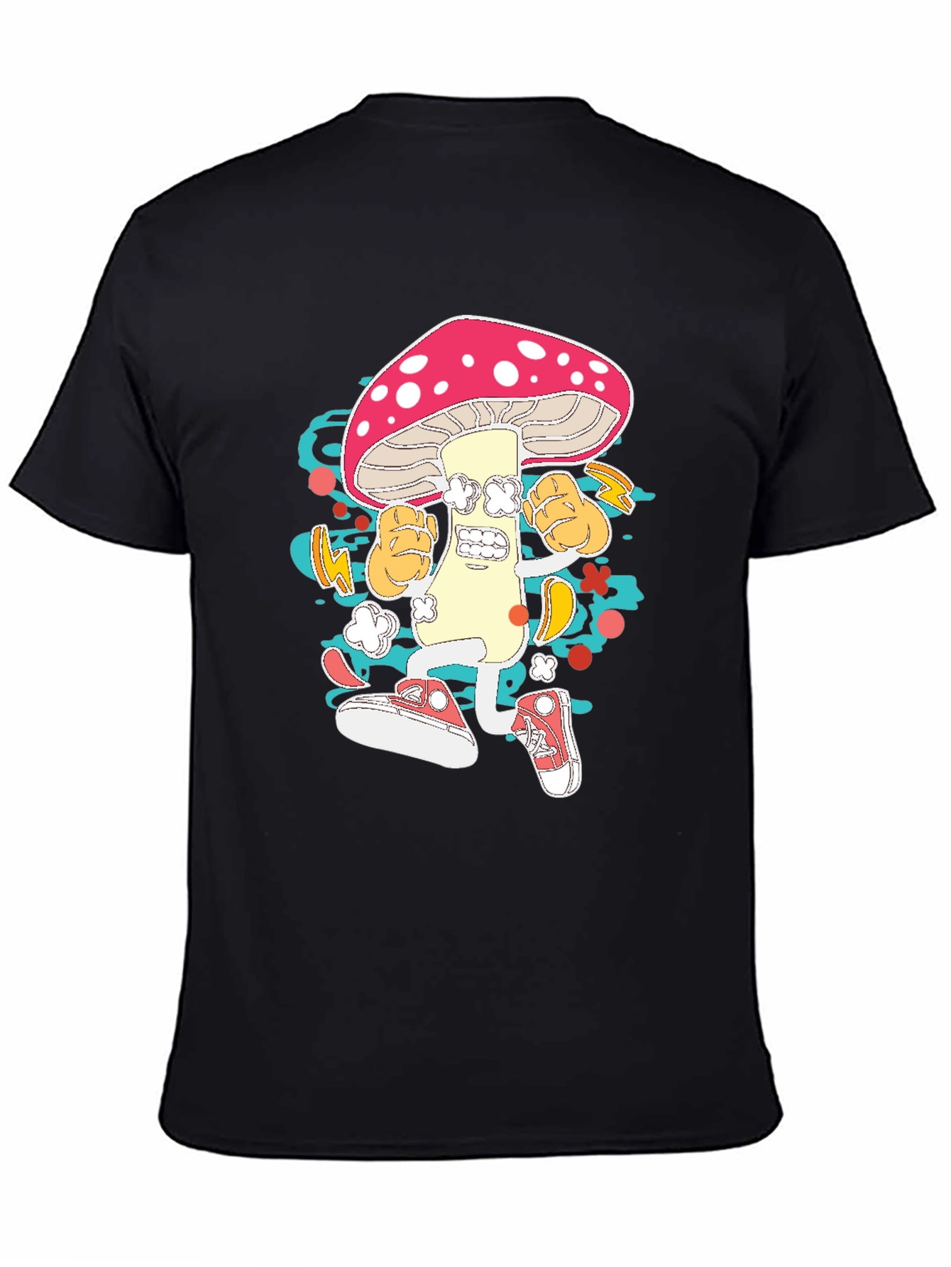 Funky Mushroom Graphic Tee