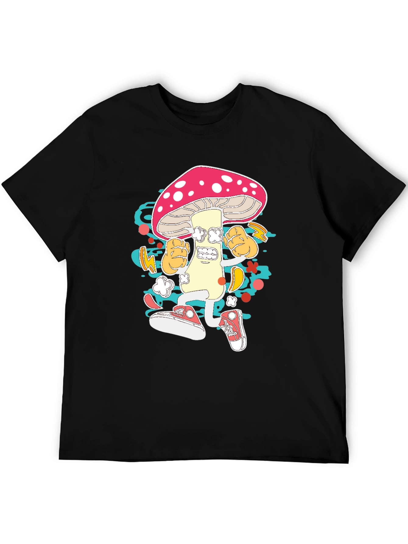 Funky Mushroom Graphic Tee
