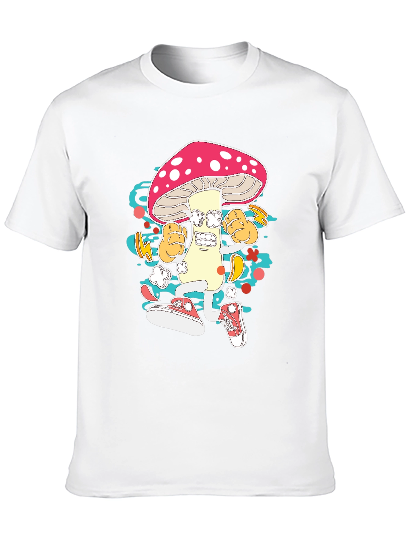Funky Mushroom Graphic Tee