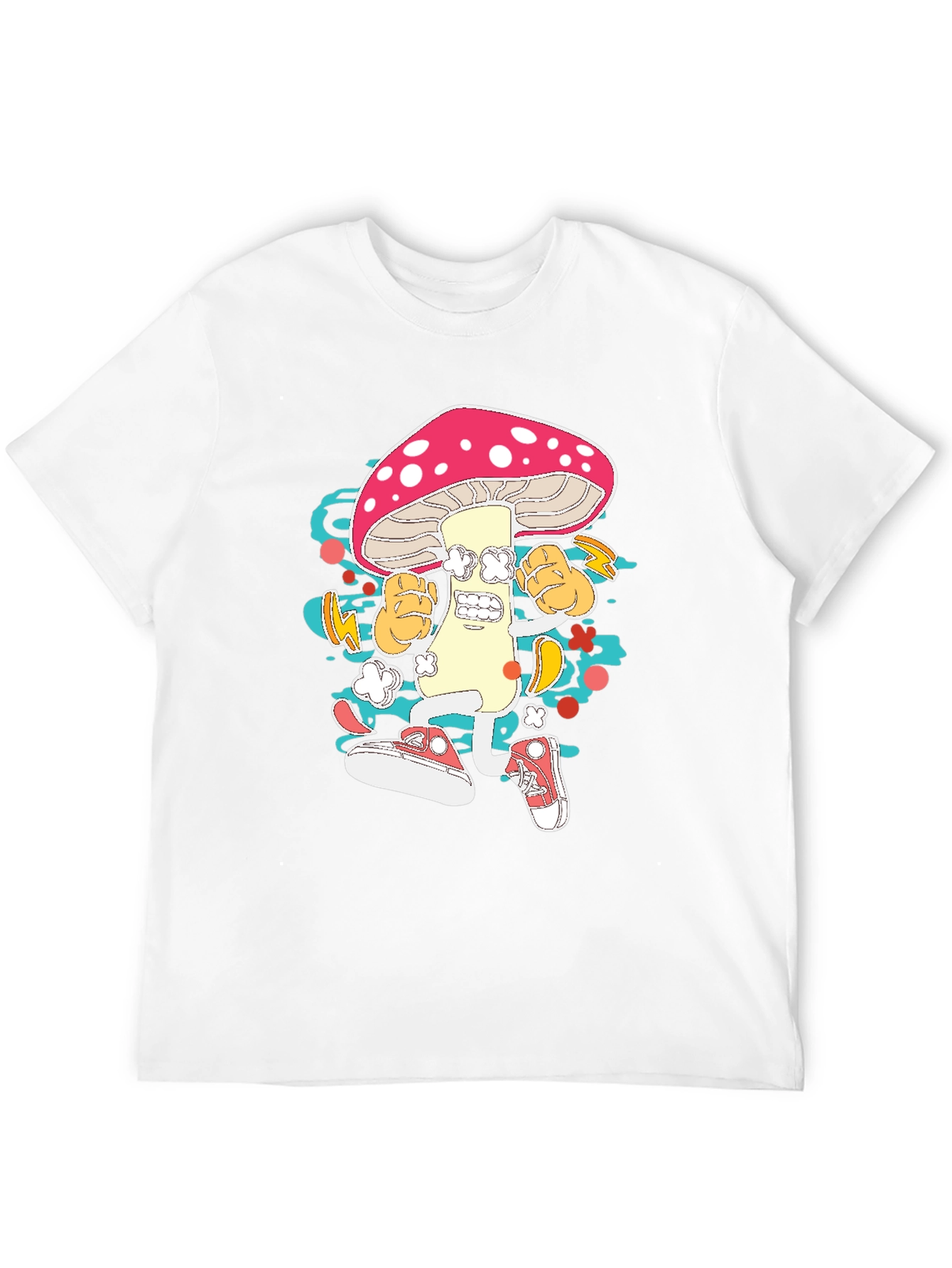 Funky Mushroom Graphic Tee