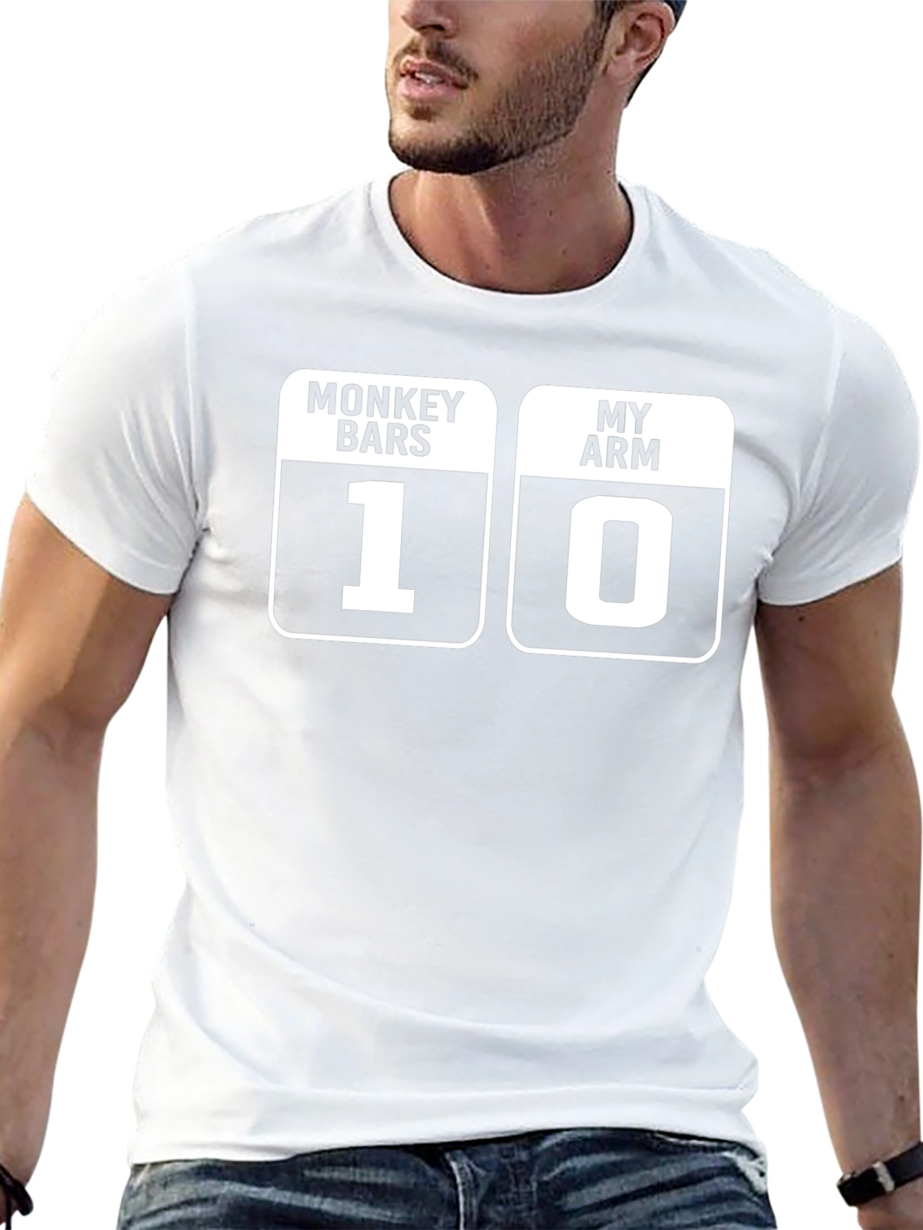 Monkey Bars 10 My Arm 0 Funny T-Shirt