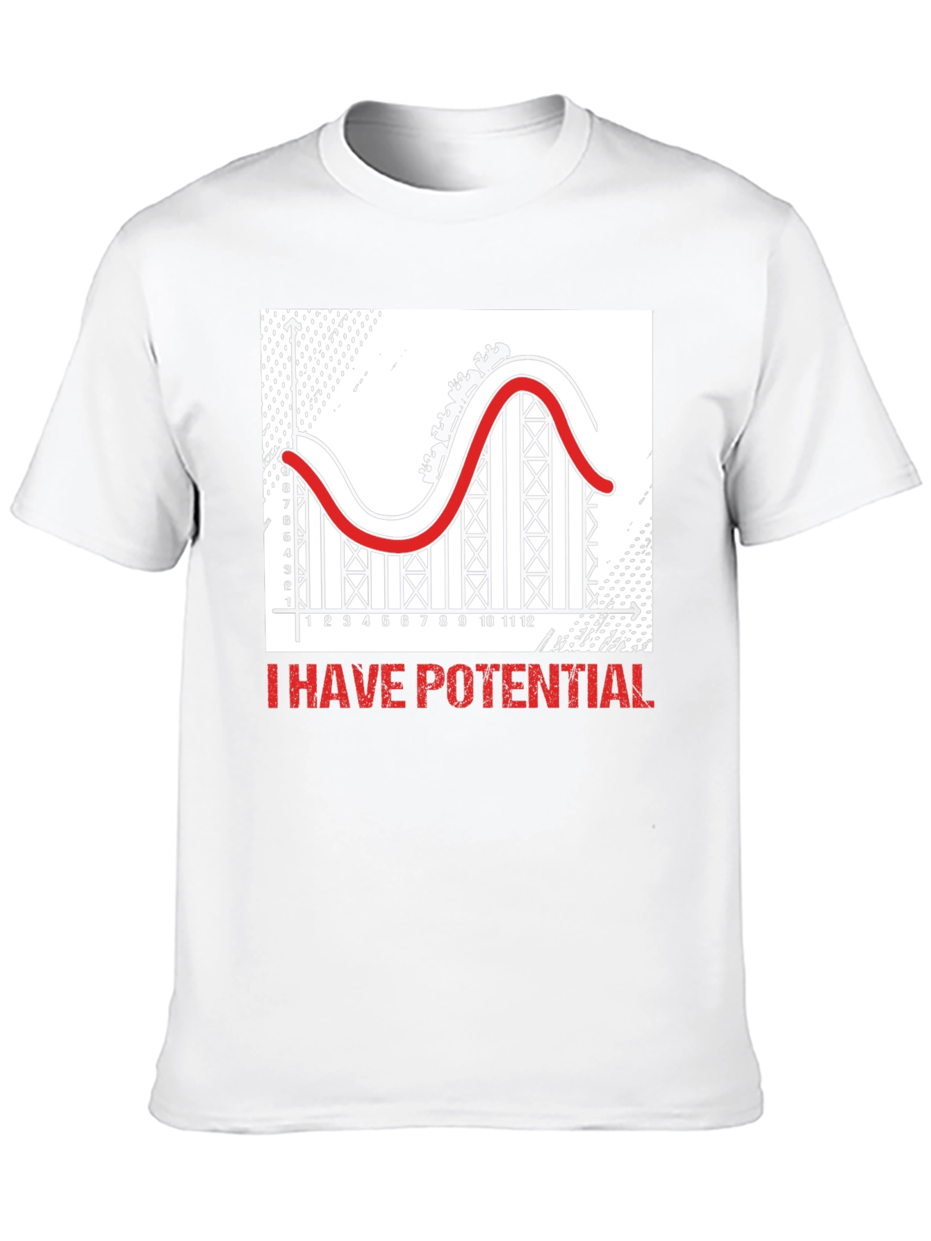 Potential Roller Coaster Graphic Tee - Black