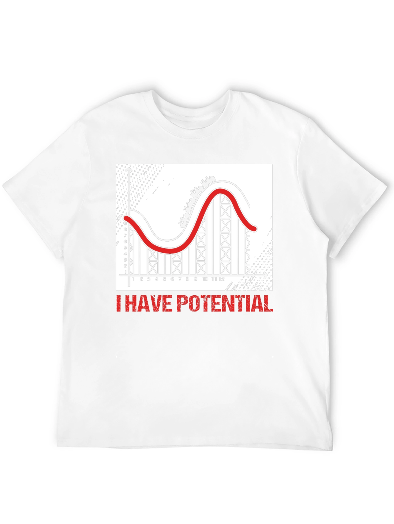 Potential Roller Coaster Graphic Tee - Black