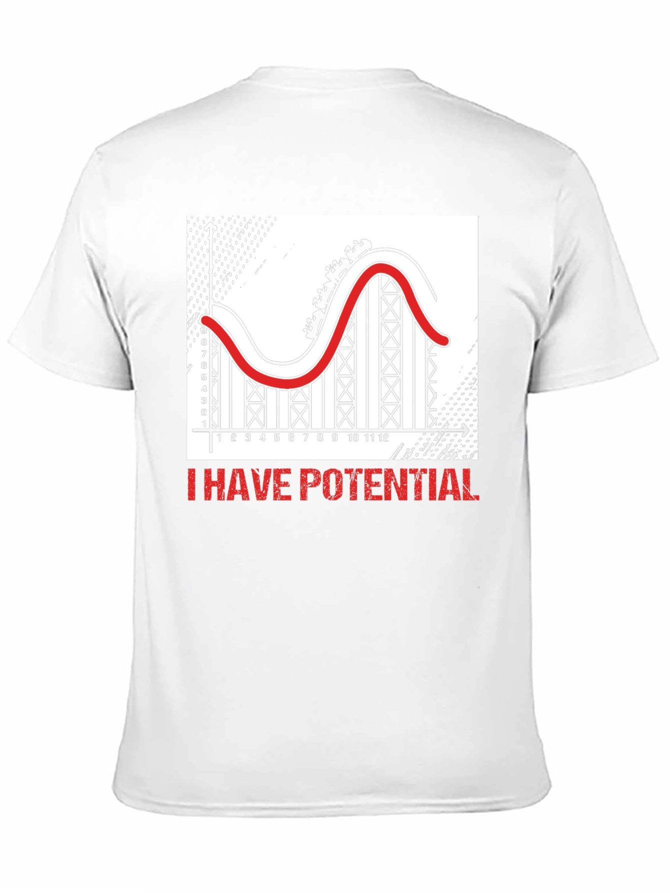 Potential Roller Coaster Graphic Tee - Black