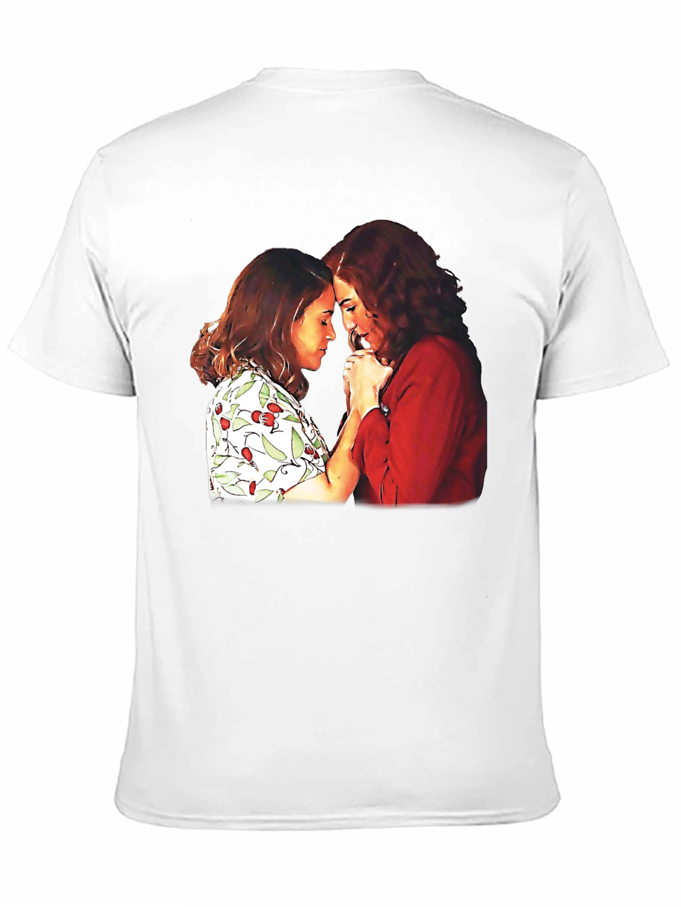 Black T-Shirt with Two Women Graphic