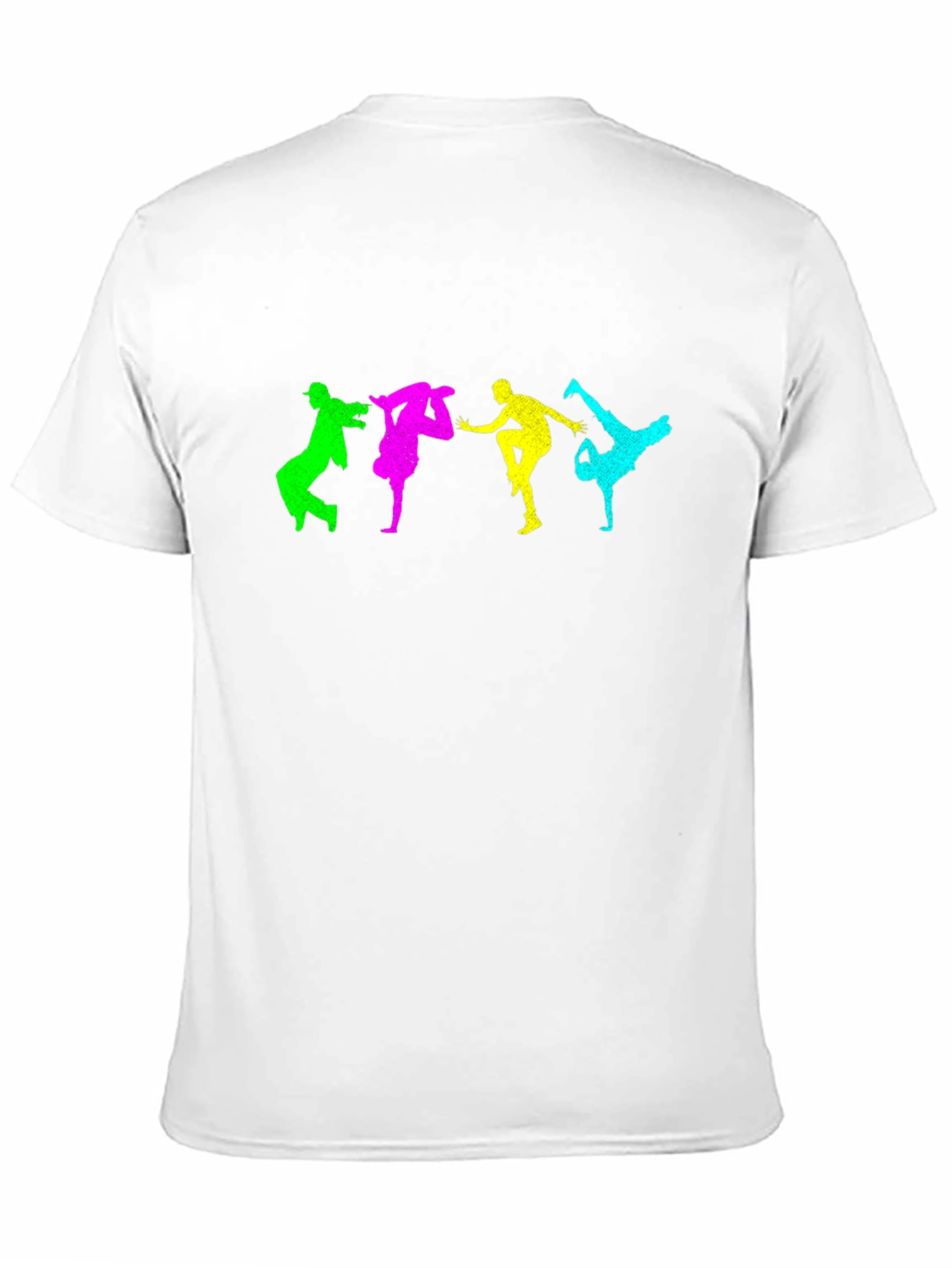 Colorful Breakdance Graphic T-Shirt