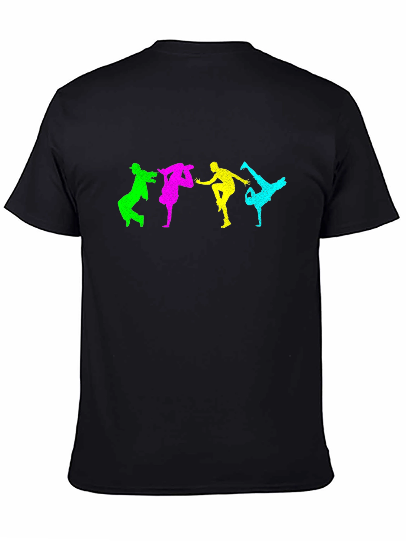 Colorful Breakdance Graphic T-Shirt