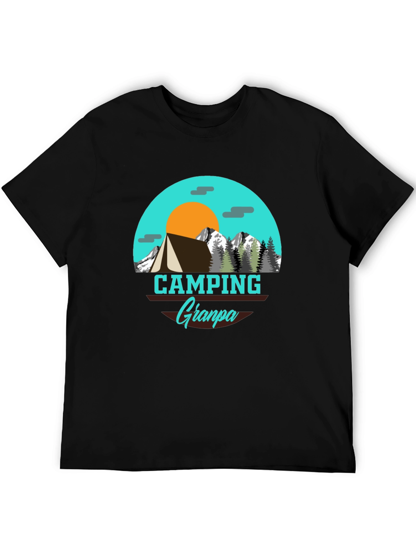 Camping Grandpa T-Shirt - Adventure Awaits!