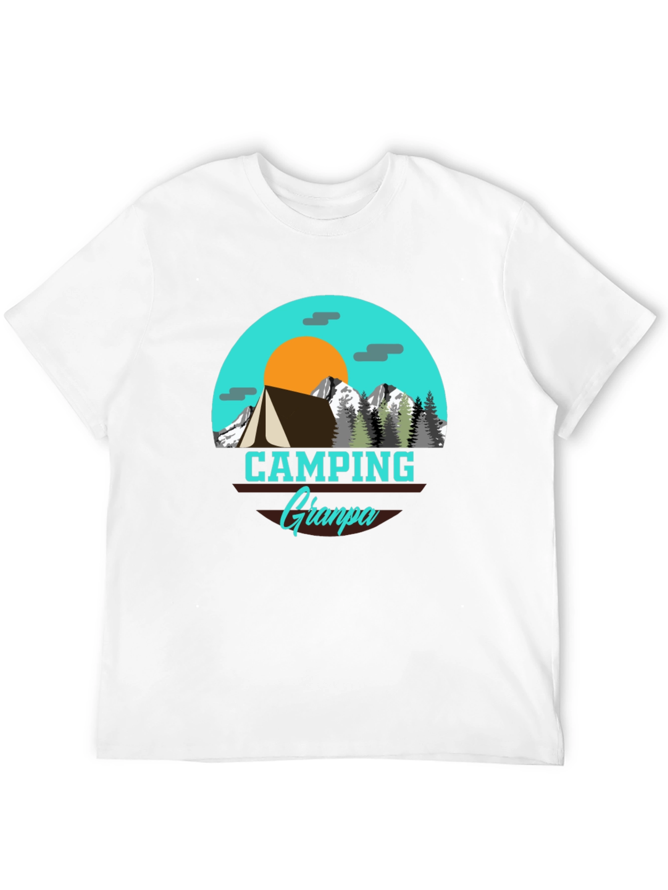 Camping Grandpa T-Shirt - Adventure Awaits!