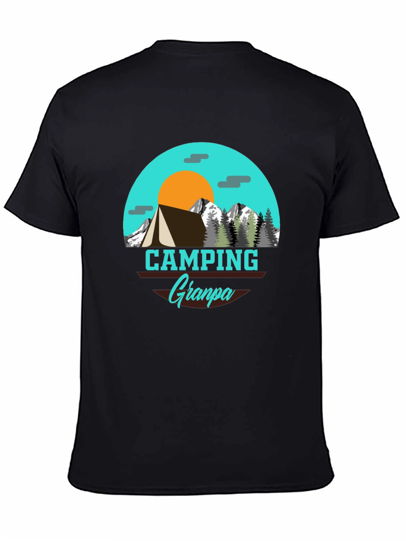 Camping Grandpa T-Shirt - Adventure Awaits!