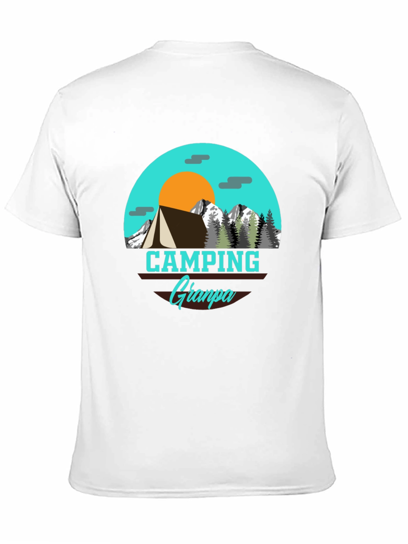 Camping Grandpa T-Shirt - Adventure Awaits!