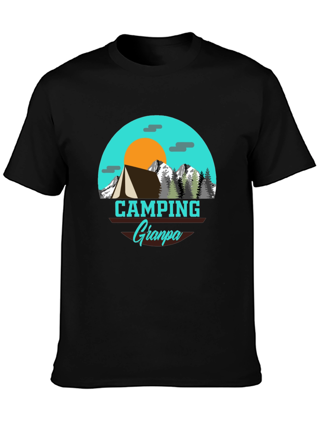 Camping Grandpa T-Shirt - Adventure Awaits!