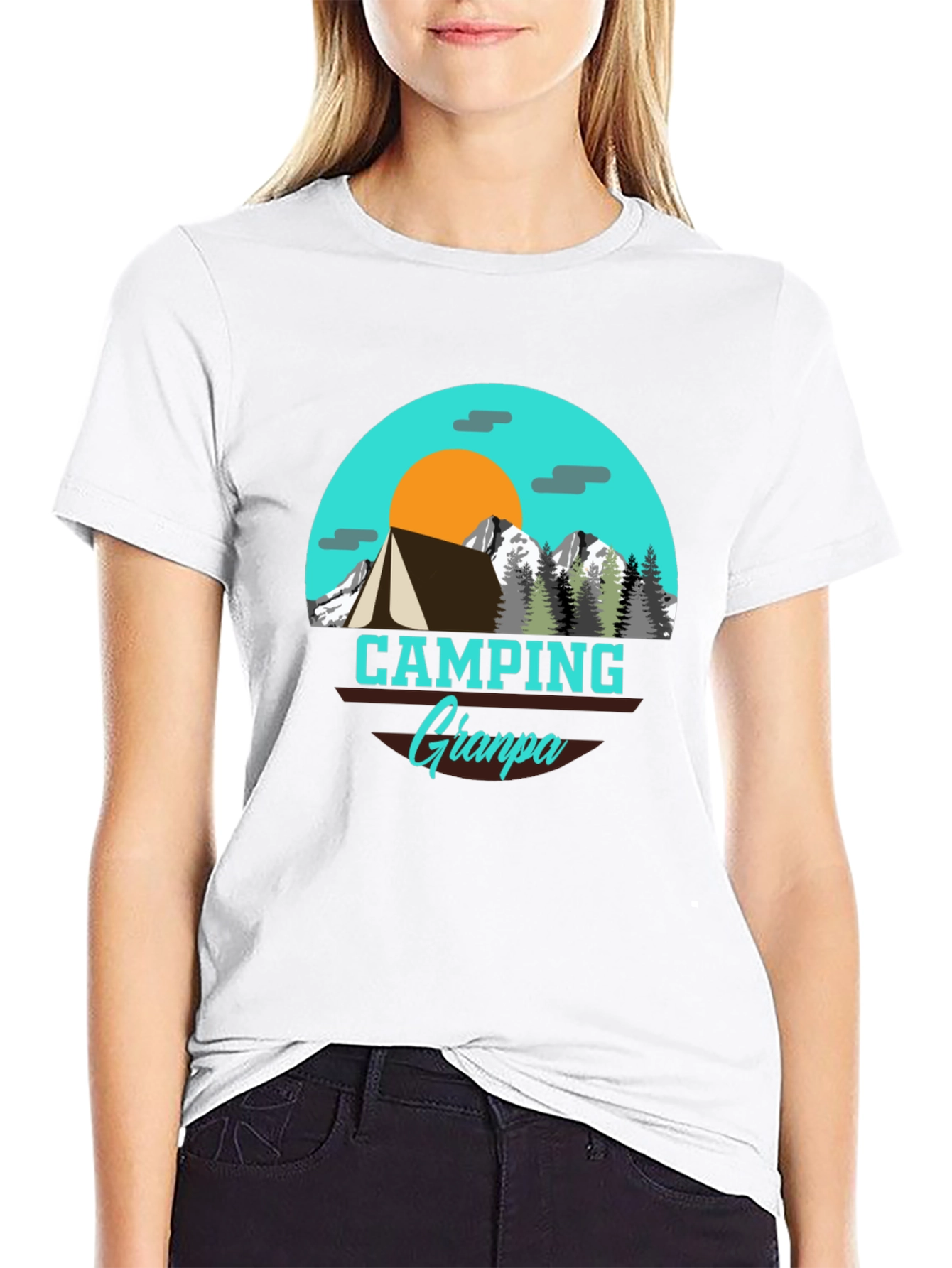 Camping Grandpa T-Shirt - Adventure Awaits!