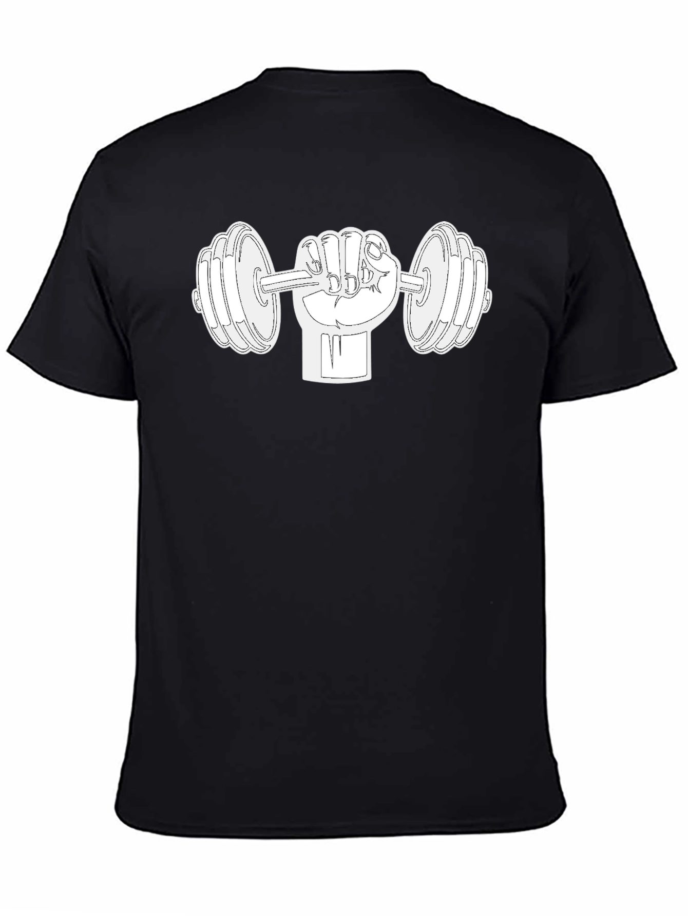 Weightlifting T-Shirt - Fist Holding Dumbbell