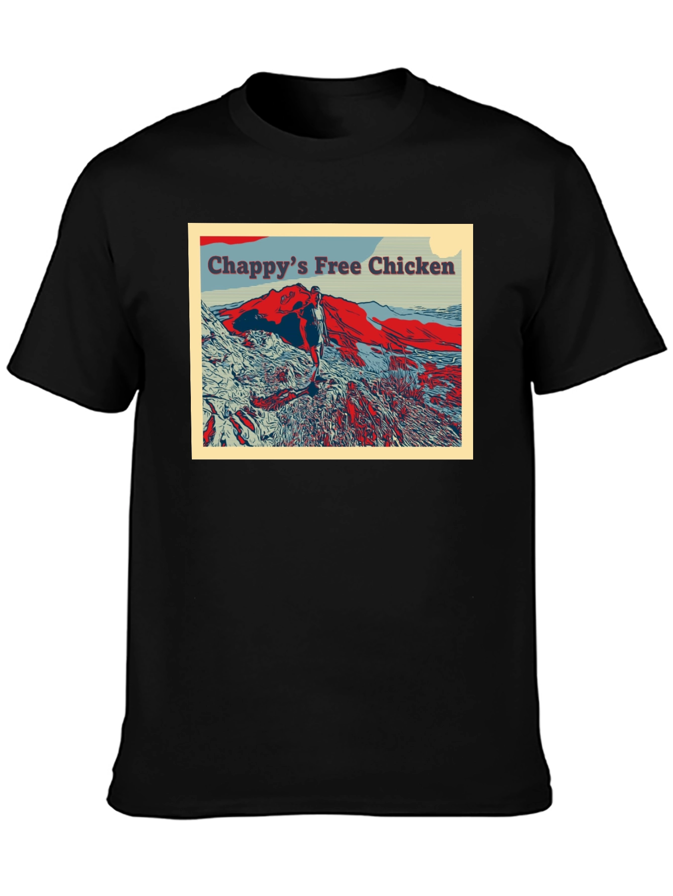 Chappys Free Chicken Graphic T-Shirt