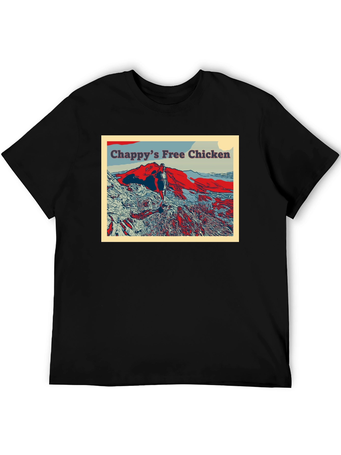 Chappys Free Chicken Graphic T-Shirt