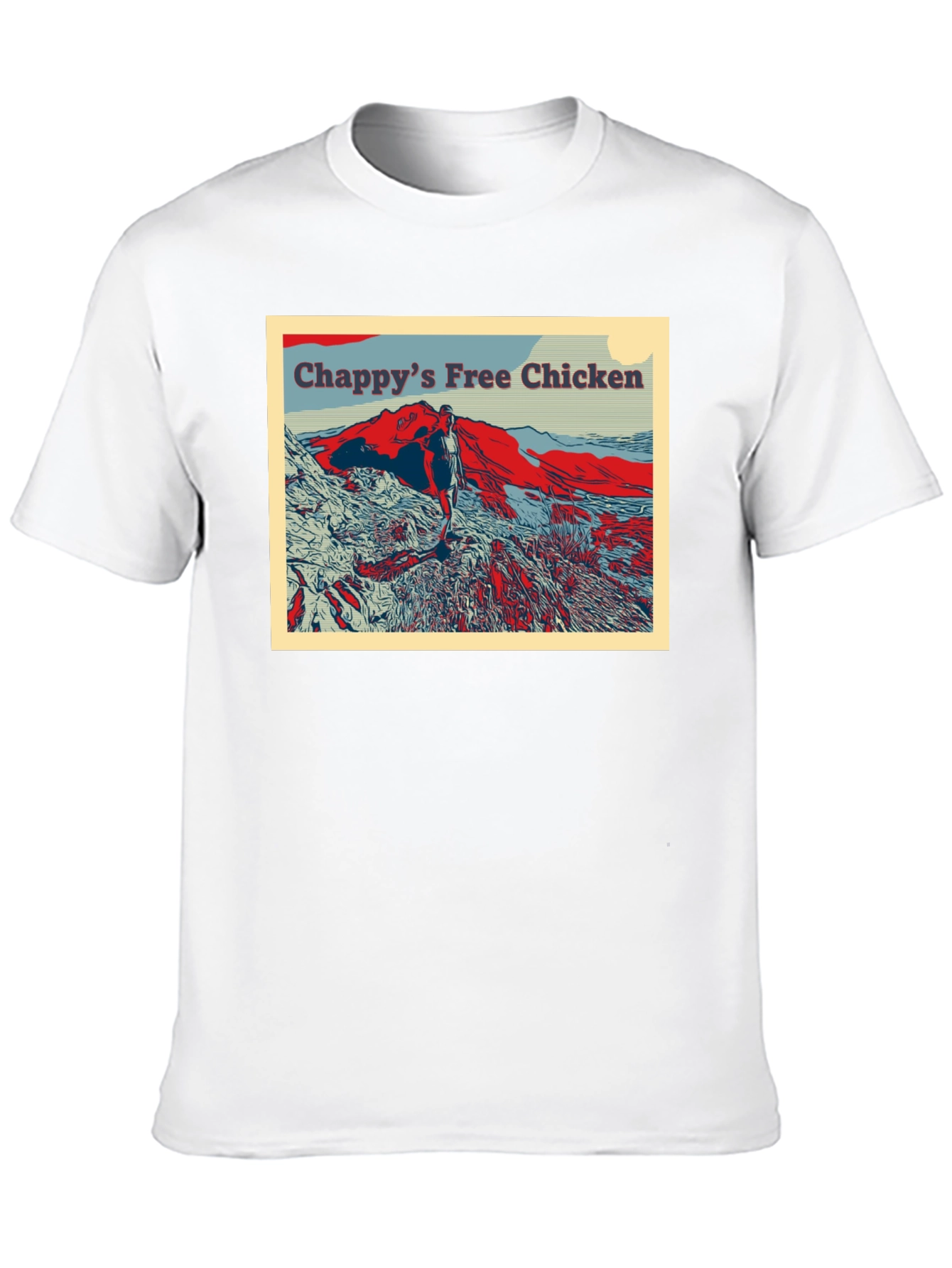 Chappys Free Chicken Graphic T-Shirt